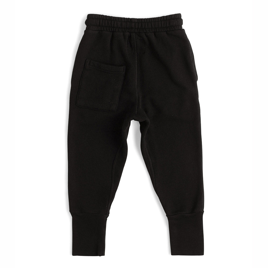 Boys & Girls Black Cotton Trousers