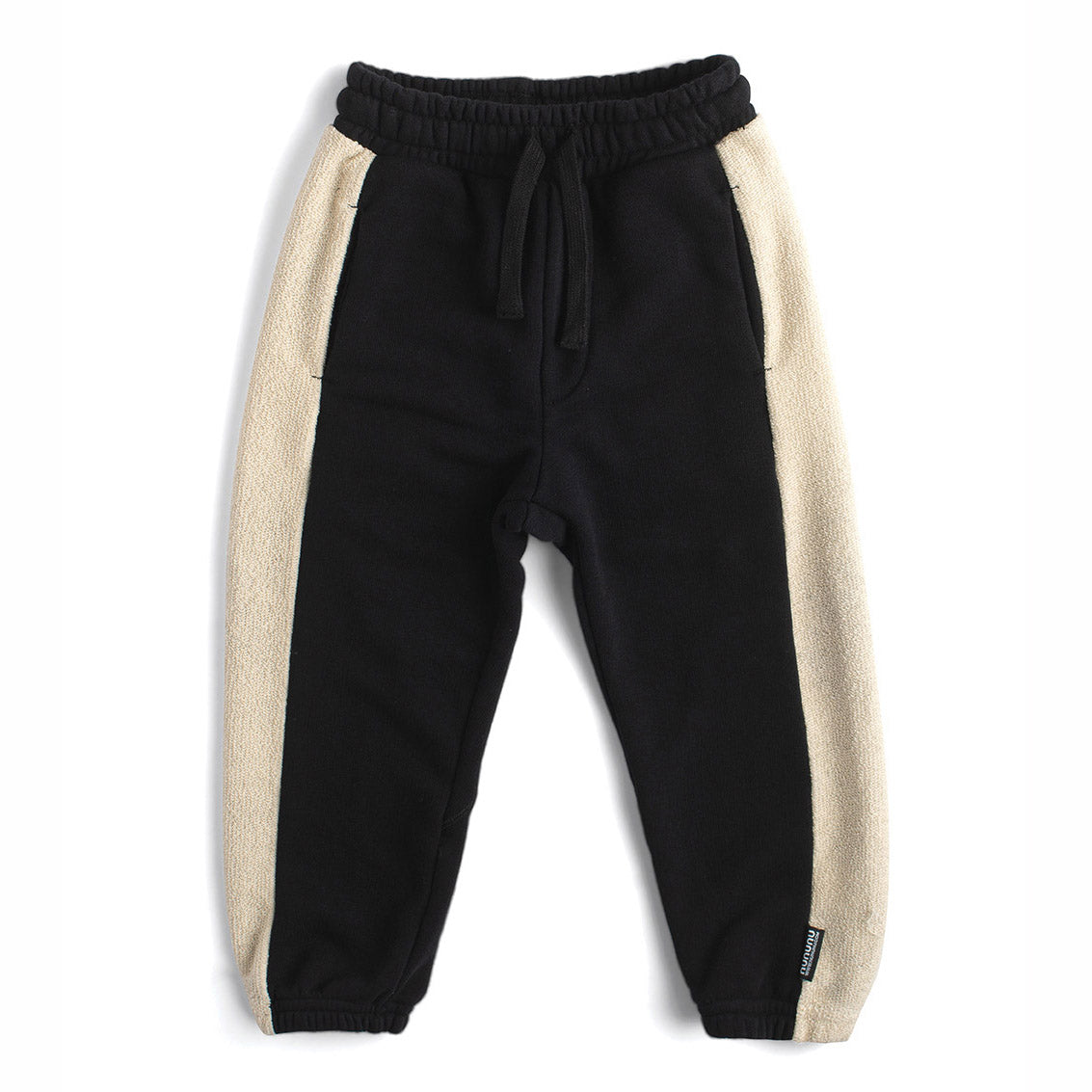 Boys & Girls Black Cotton Trousers