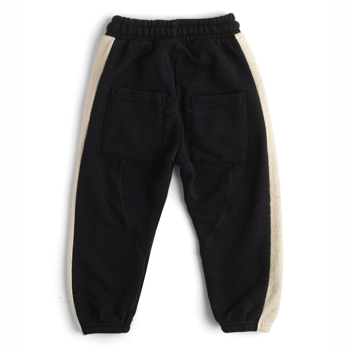 Boys & Girls Black Cotton Trousers