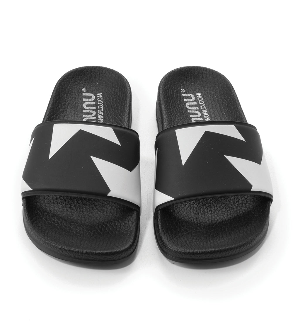 Girls Black & White Sandals
