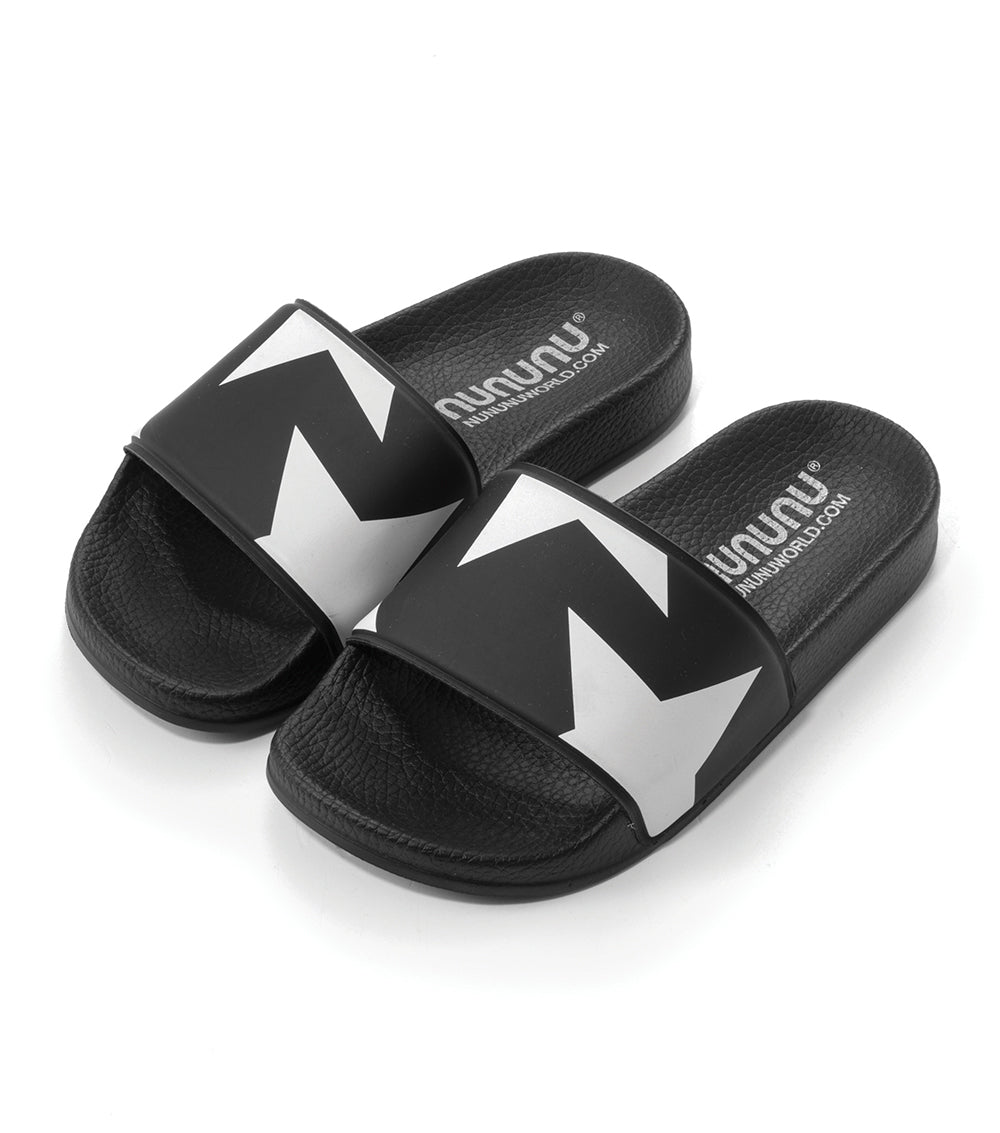 Girls Black & White Sandals