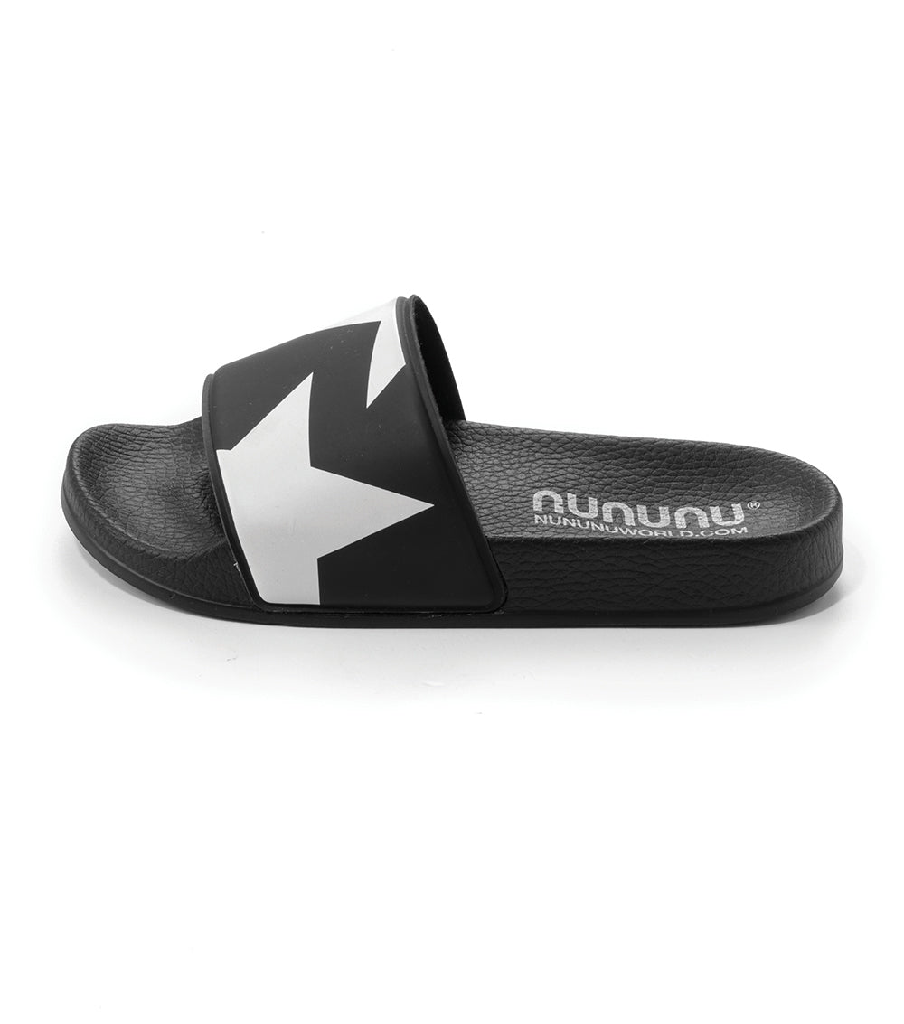 Girls Black & White Sandals
