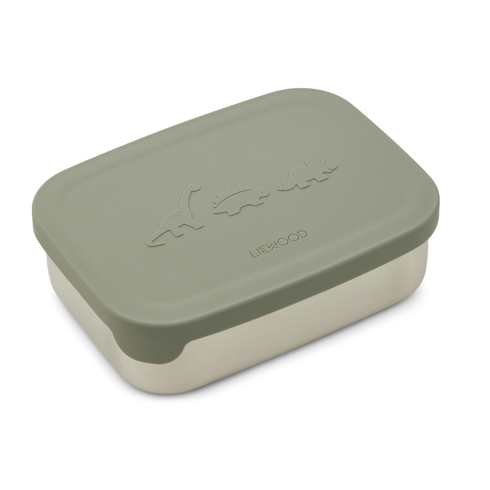 Boys & Girls Dino Faune Green Lunch Box