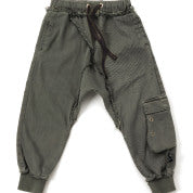 Boys & Girls Olive Cotton Trousers