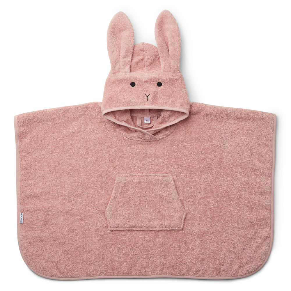 Boys & Girls Pink Rabbit Bath Towel
