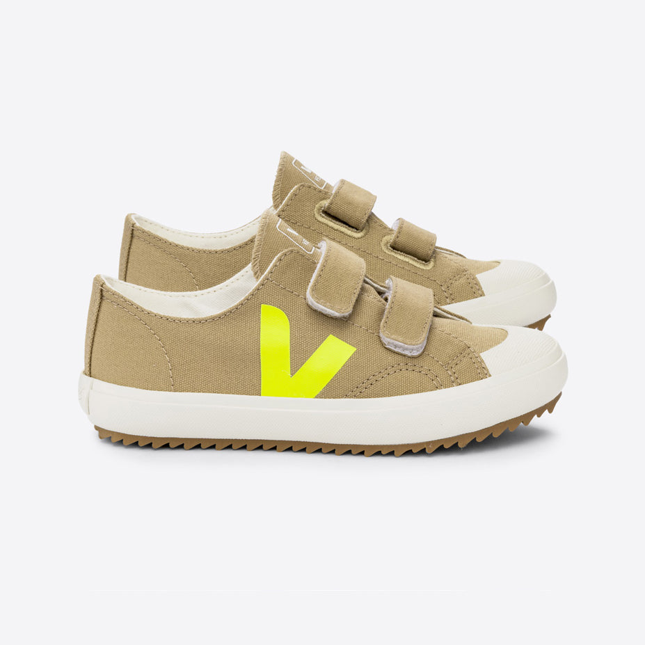 Boys & Girls Khaki Canvas Shoes