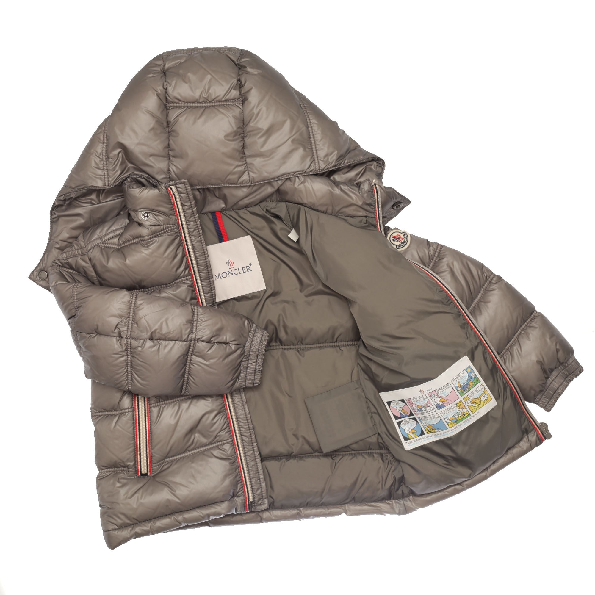 Baby Grey Hooded Padded Down 'Gaston'Jacket - CÉMAROSE | Children's Fashion Store - 4