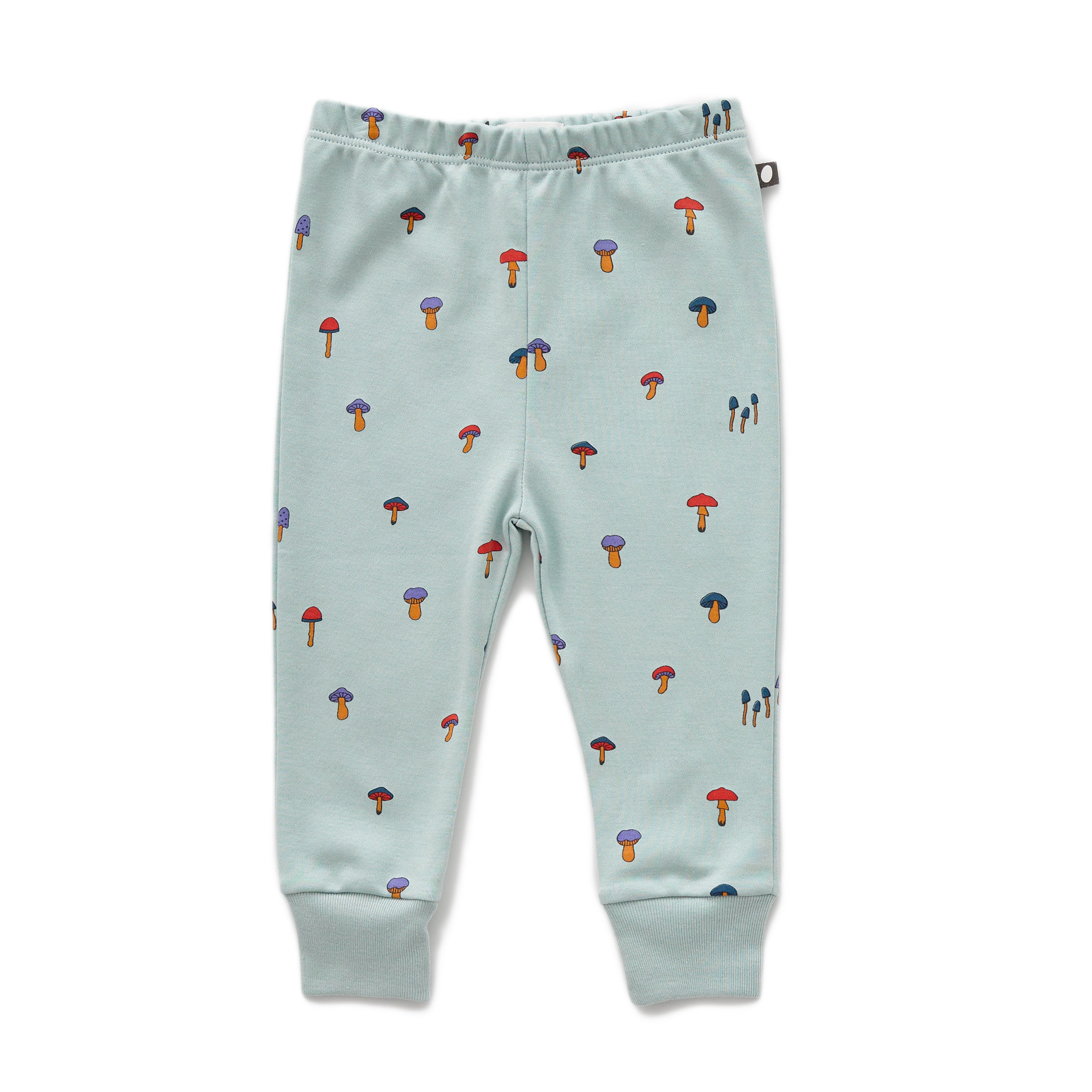 Baby Boys & Girls Sky Grey Mushroom Leggings