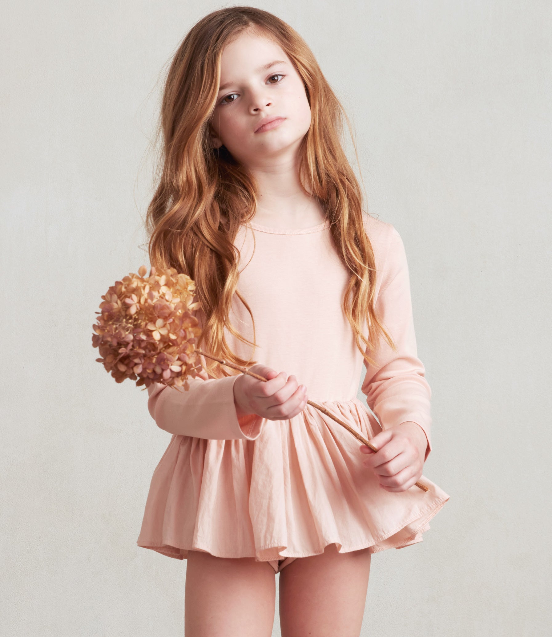 Girls Pink Cotton Dress