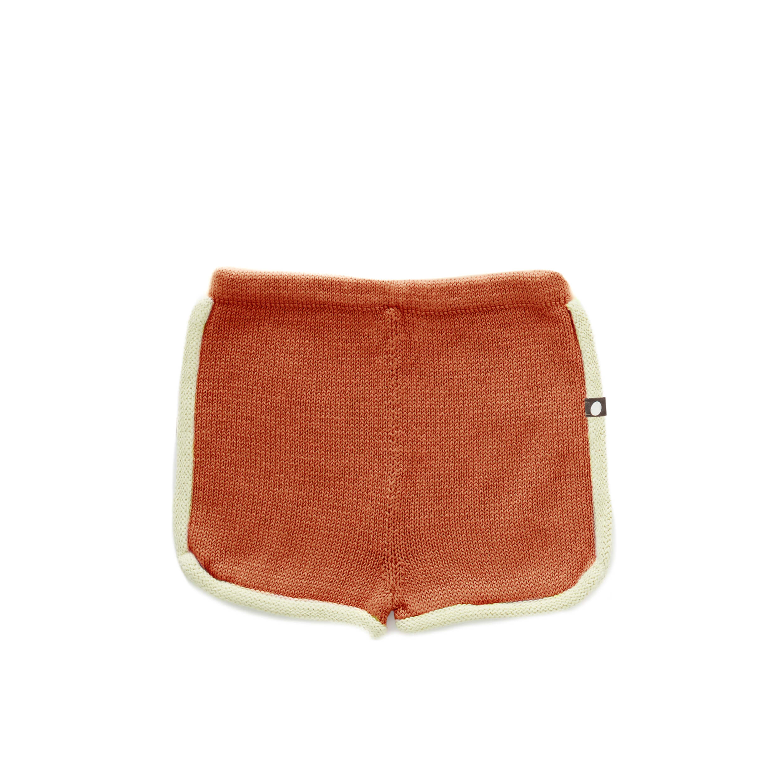 Girls Orange Cotton Shorts