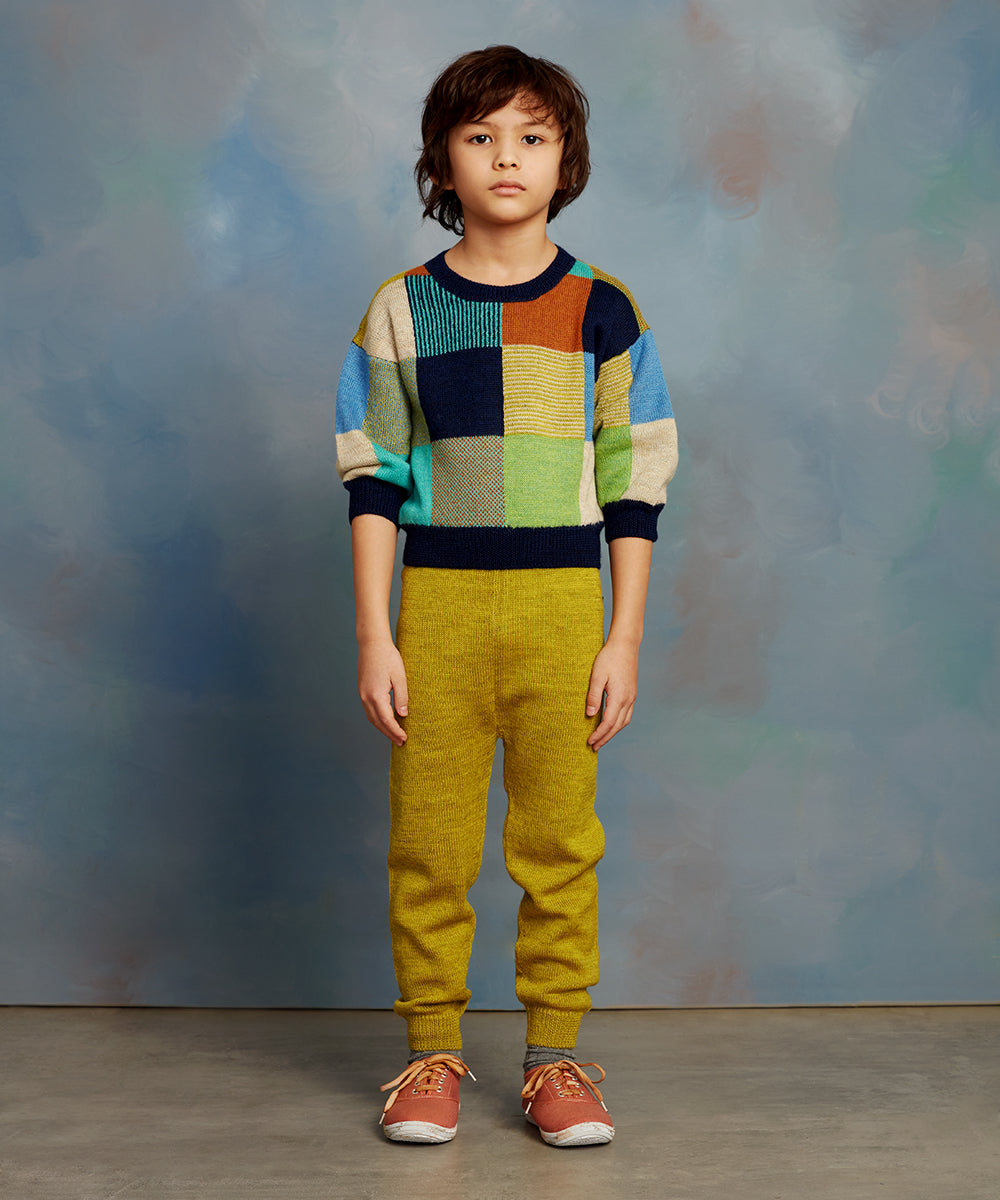Boys & Girls Multicolor Alpaca Sweater