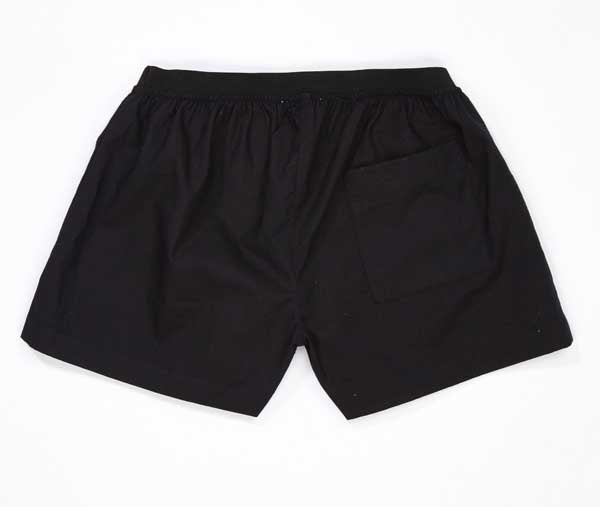 Boys and Girls Black Cotton Shorts