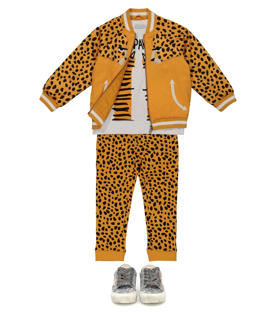 Baby Boys Yellow Leopard Jacket
