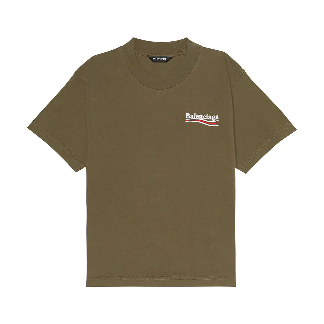 Boys & Girls Khaki Logo Cotton T-Shirt