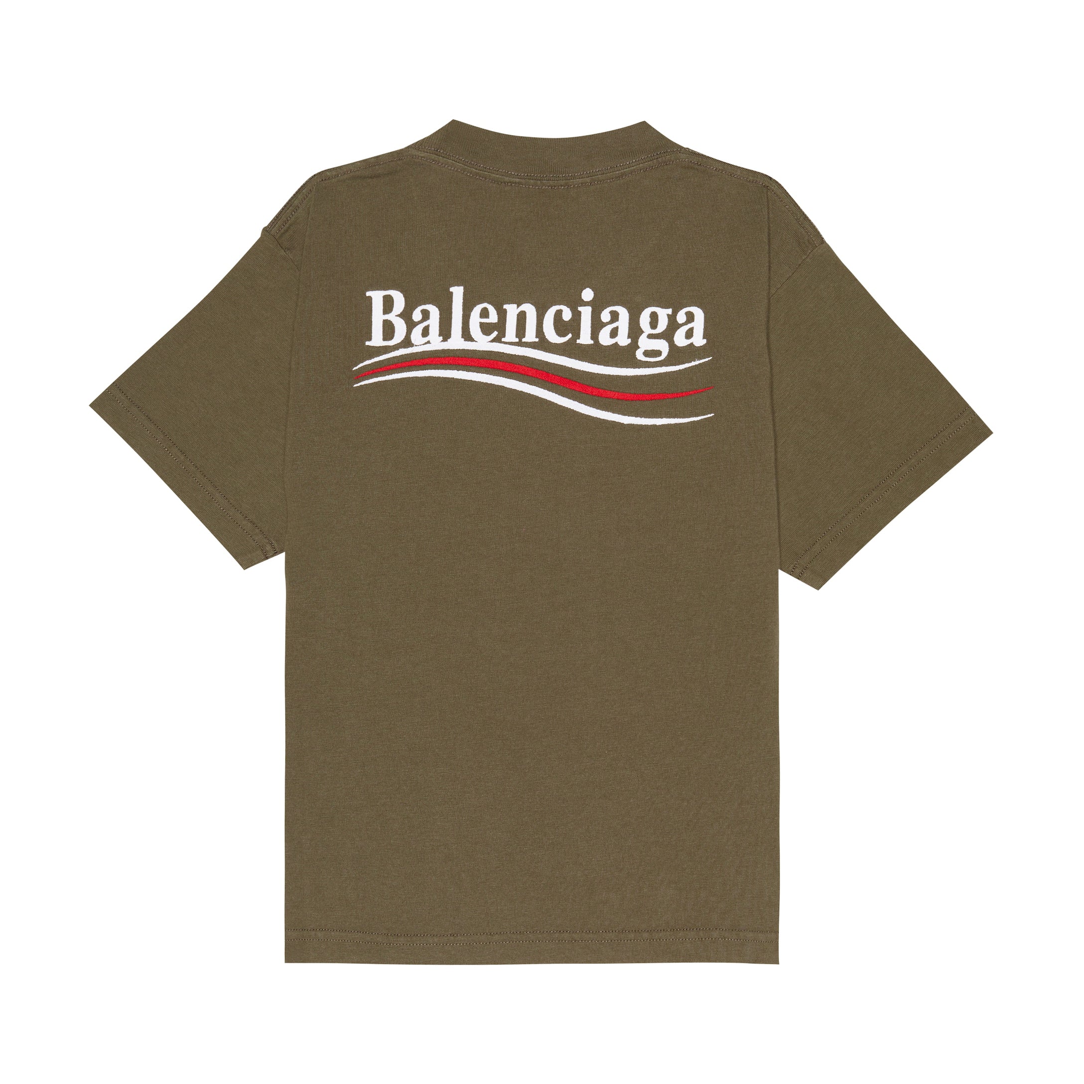 Boys & Girls Khaki Logo Cotton T-Shirt