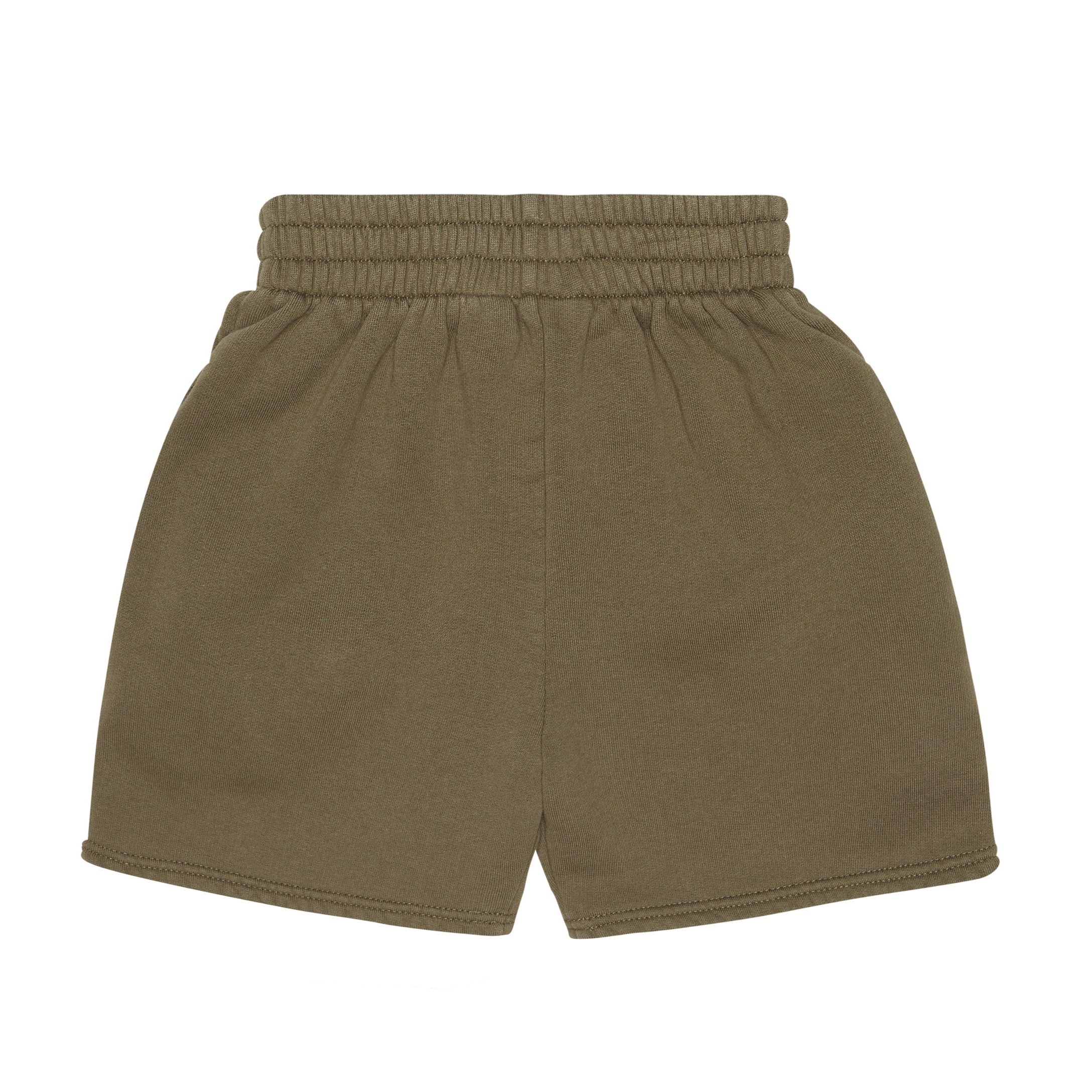 Boys & Girls Khaki Logo Cotton Shorts