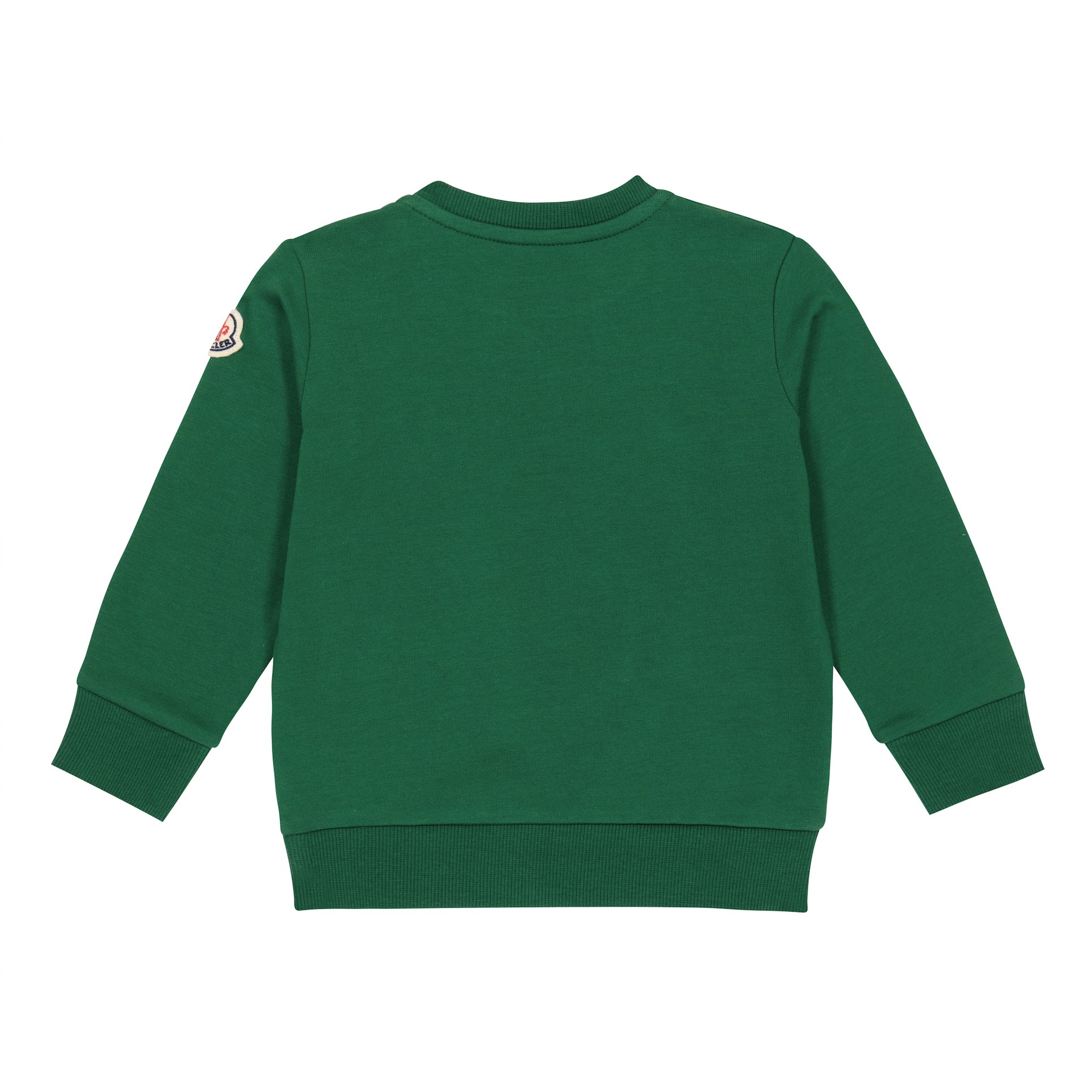 Baby Boys Green Logo Cotton Sweatshirt