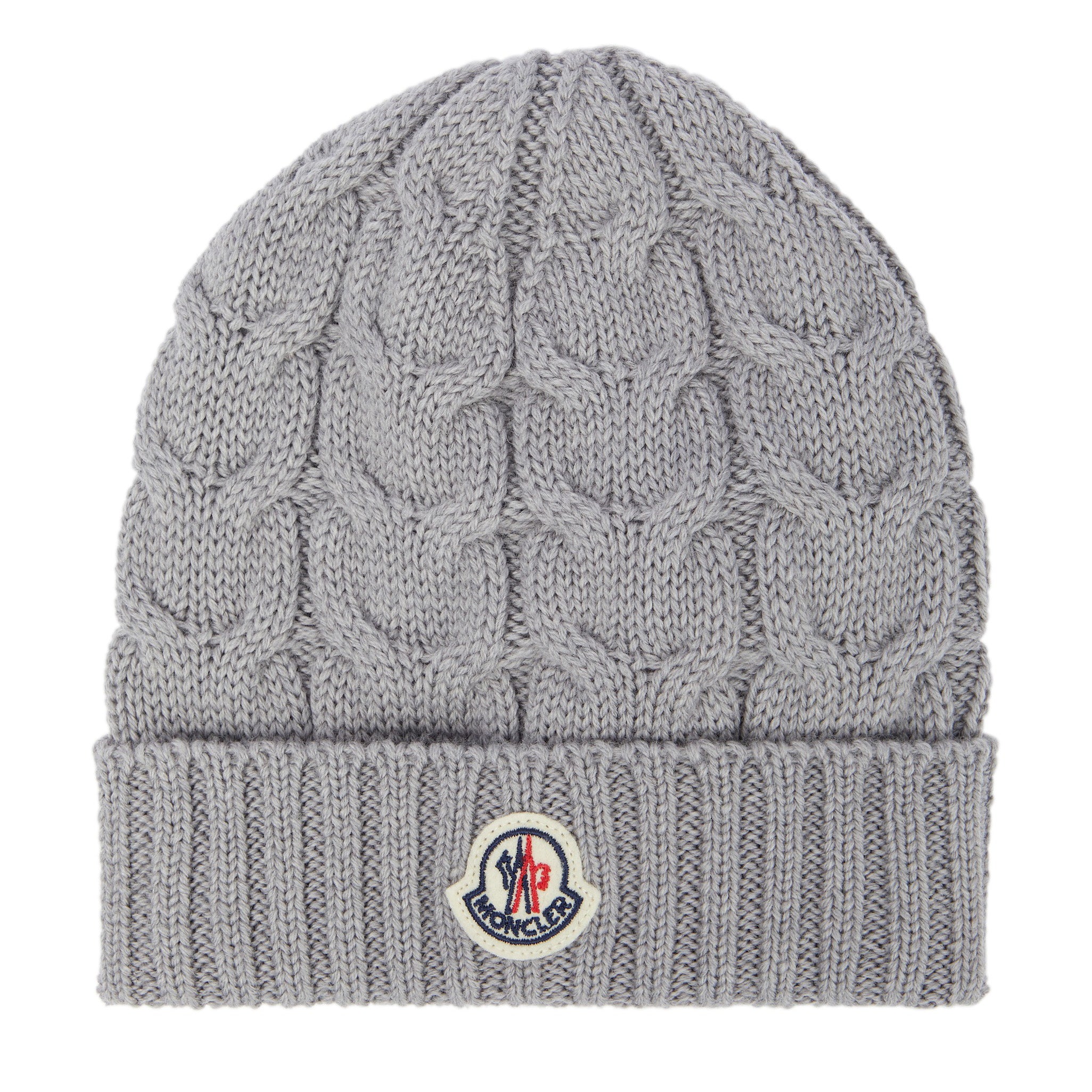 Boys Grey Logo Wool Hat