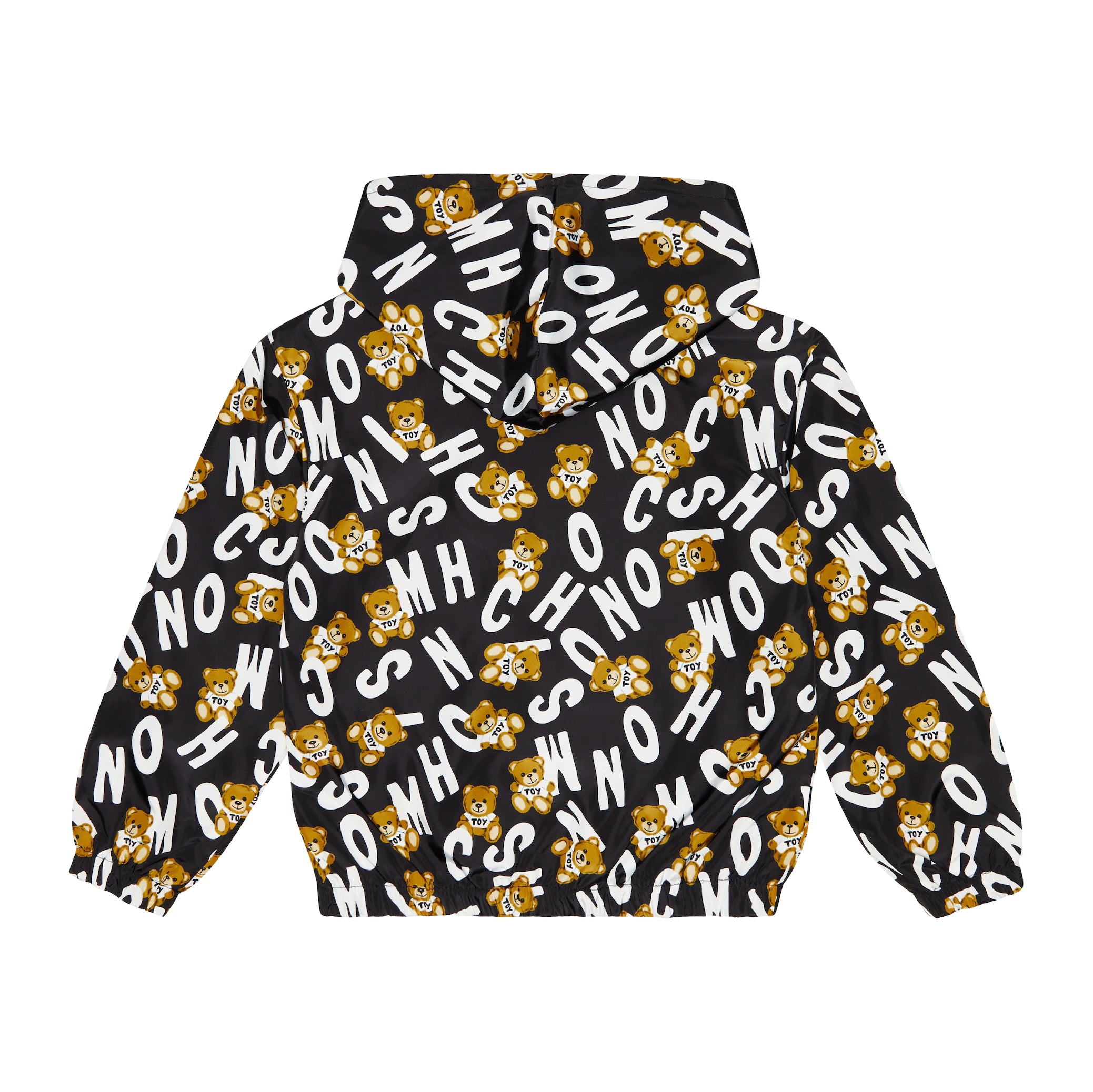 Boys & Girls Black Toy Zip-Up Jacket