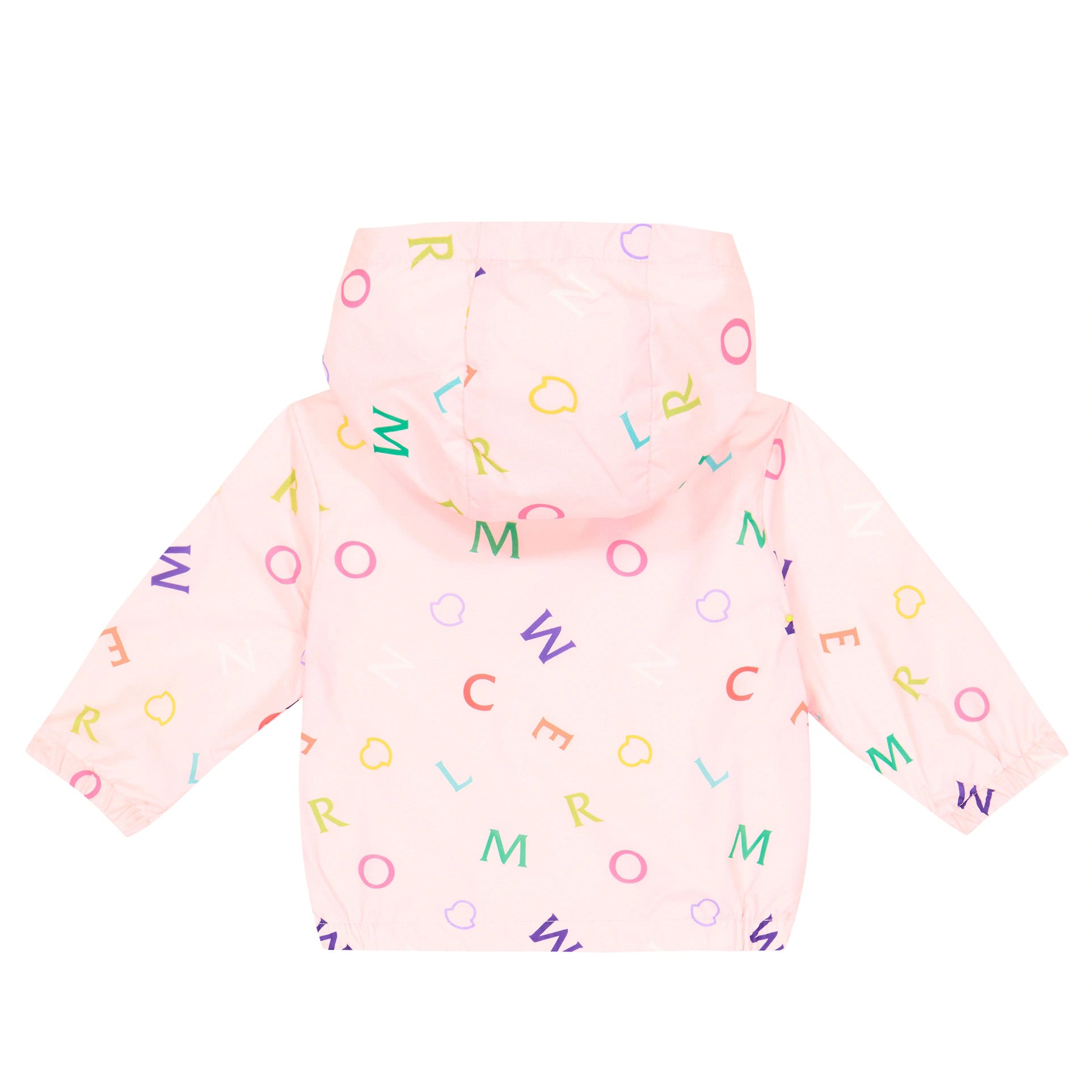 Baby Girls Light Pink Logo Hooded Jacket