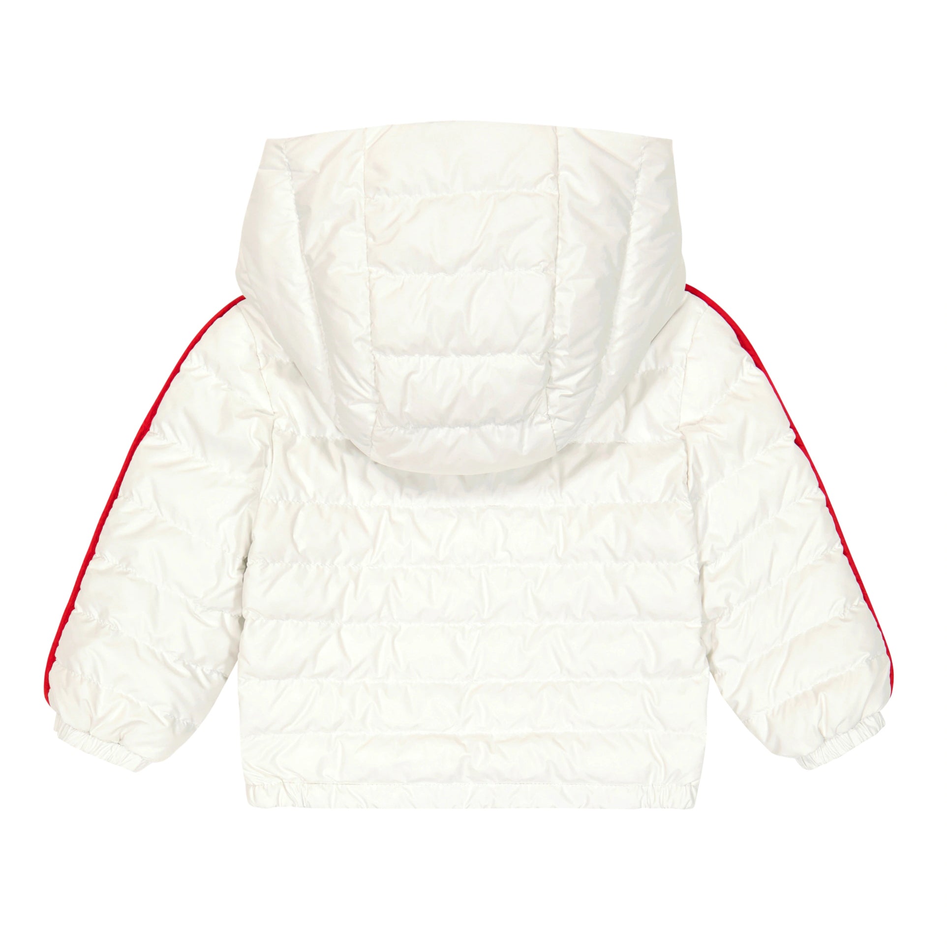 Baby Boys White "BATY" Padded Down Jacket