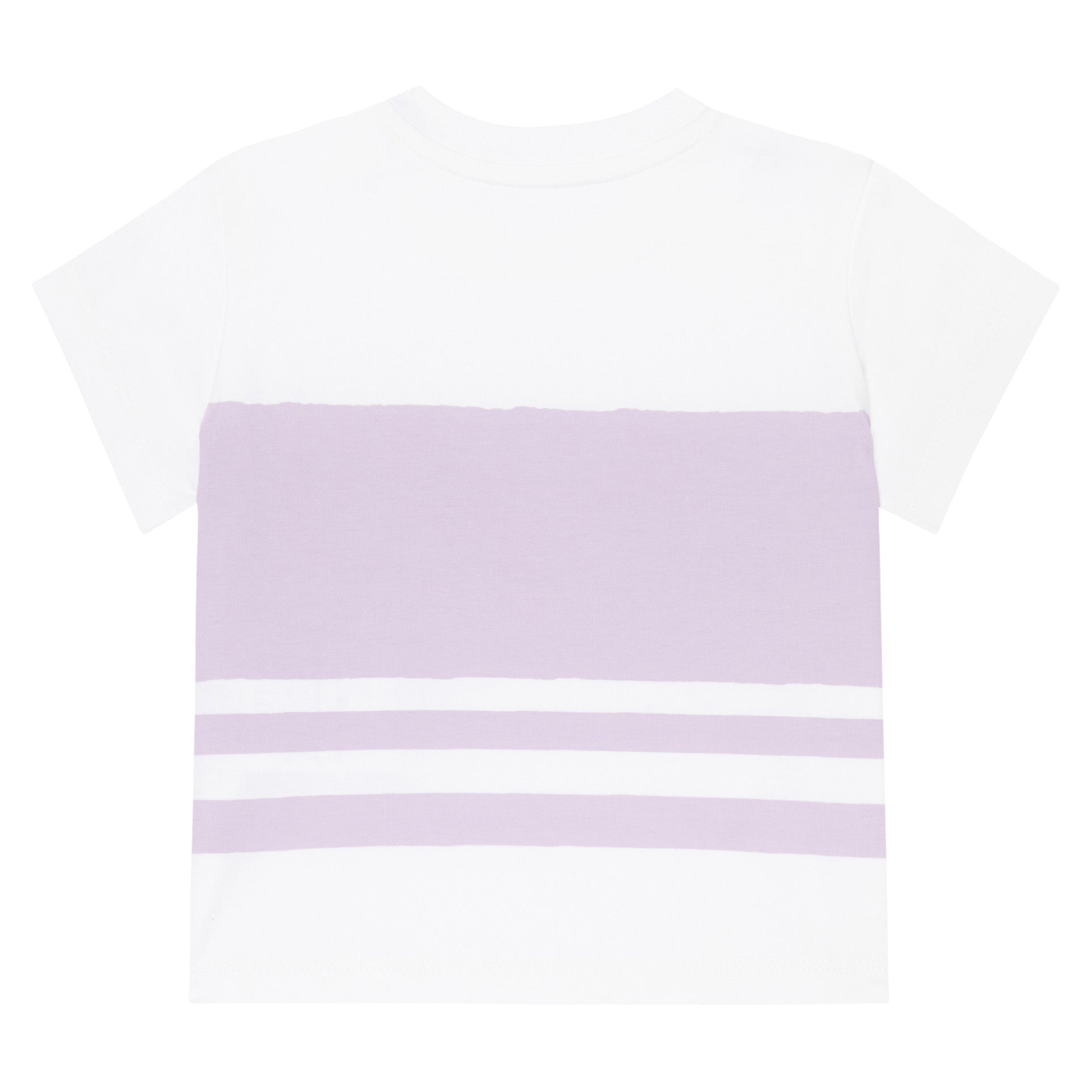 Baby Girls Purple Logo Cotton T-Shirt