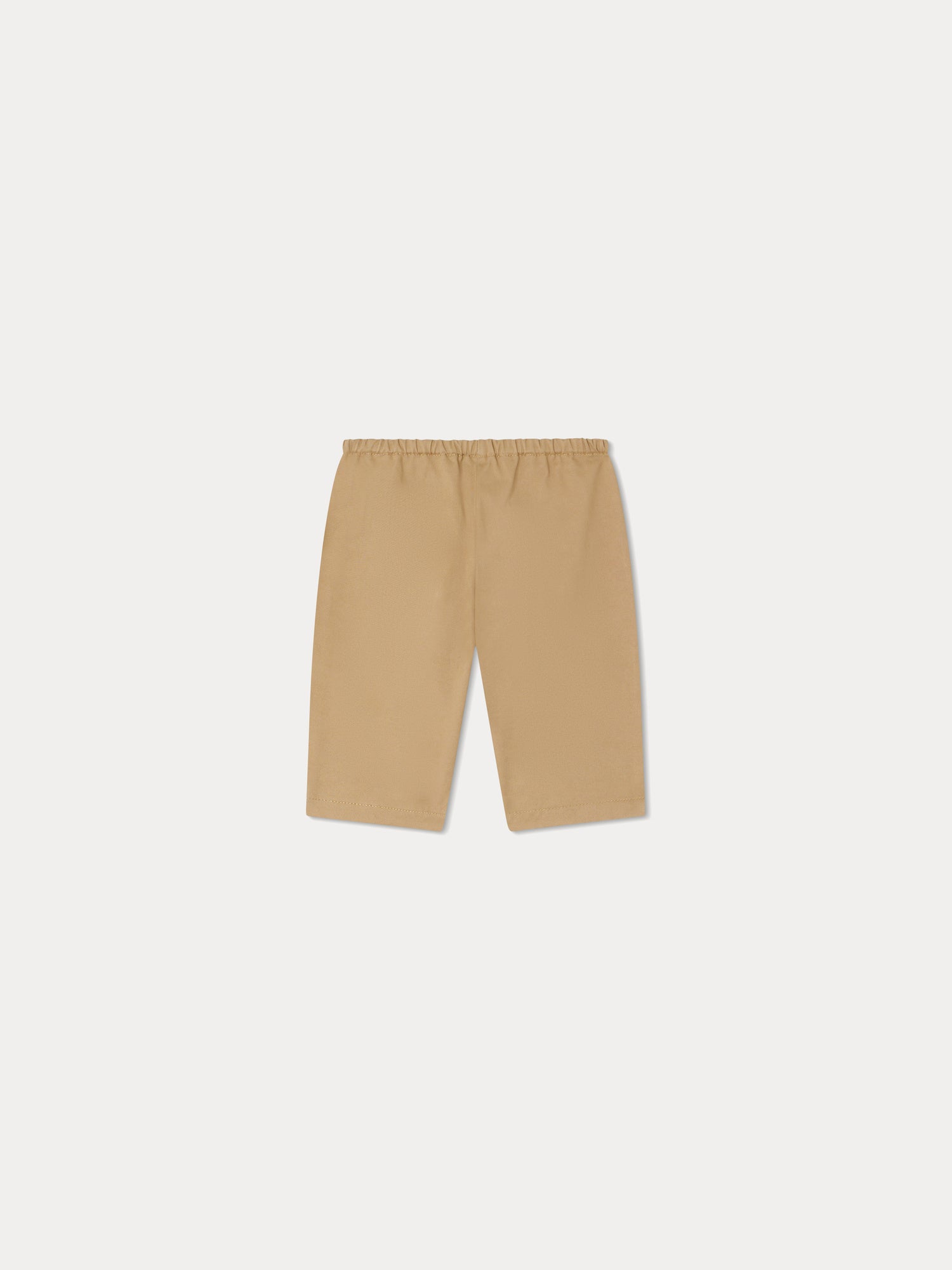Baby Boys Beige Cotton Trousers