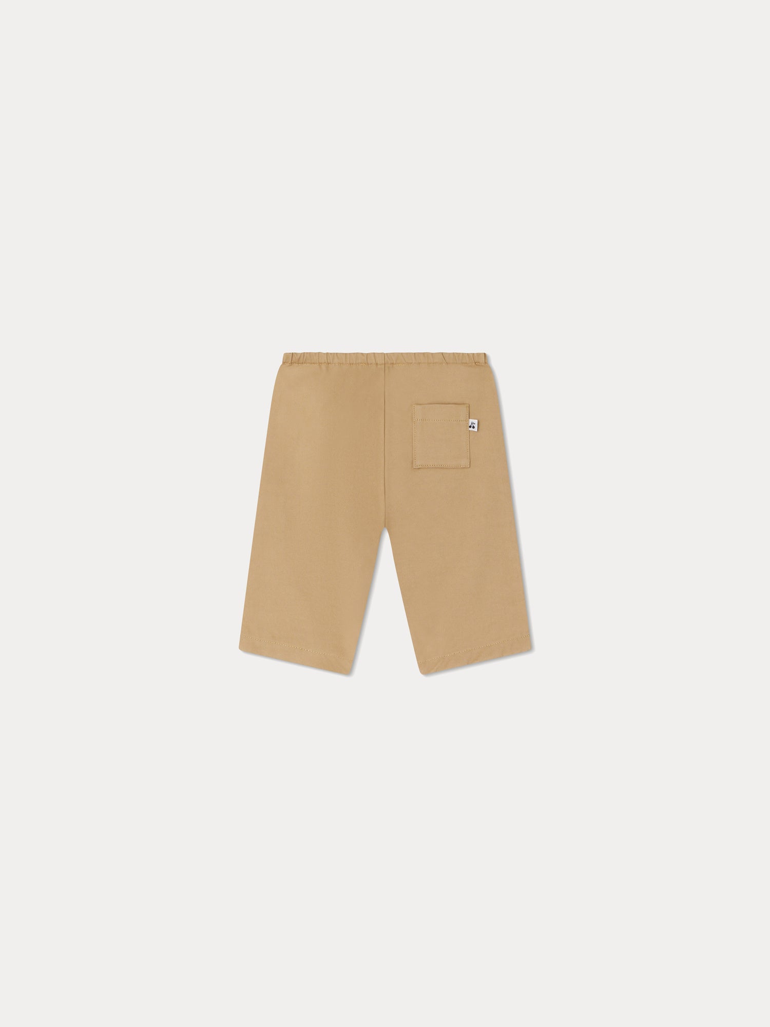 Baby Boys Beige Cotton Trousers