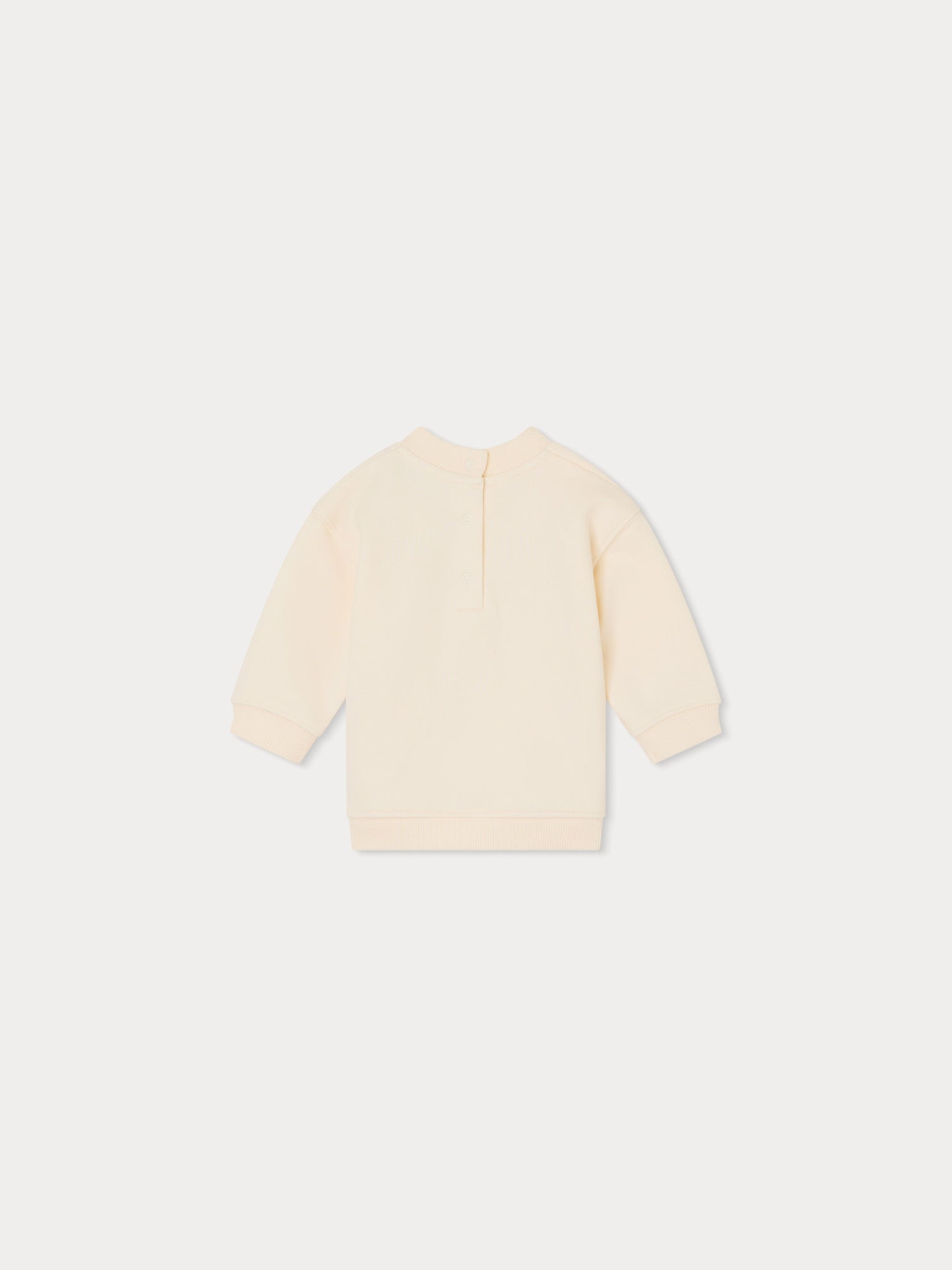 Baby Girls Pale Pink Logo Cotton Sweatshirt