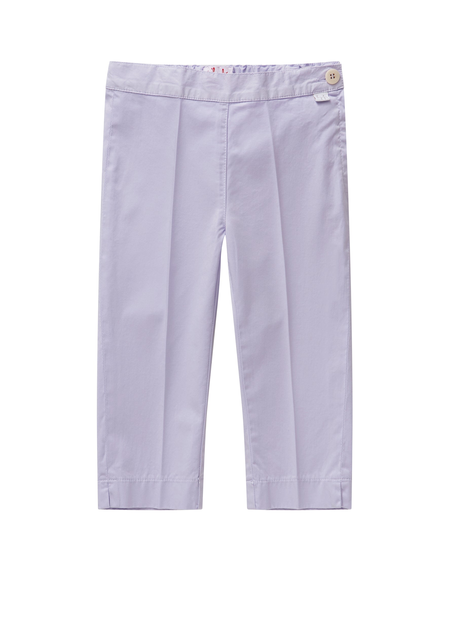 Girls Lilac Cotton Trousers