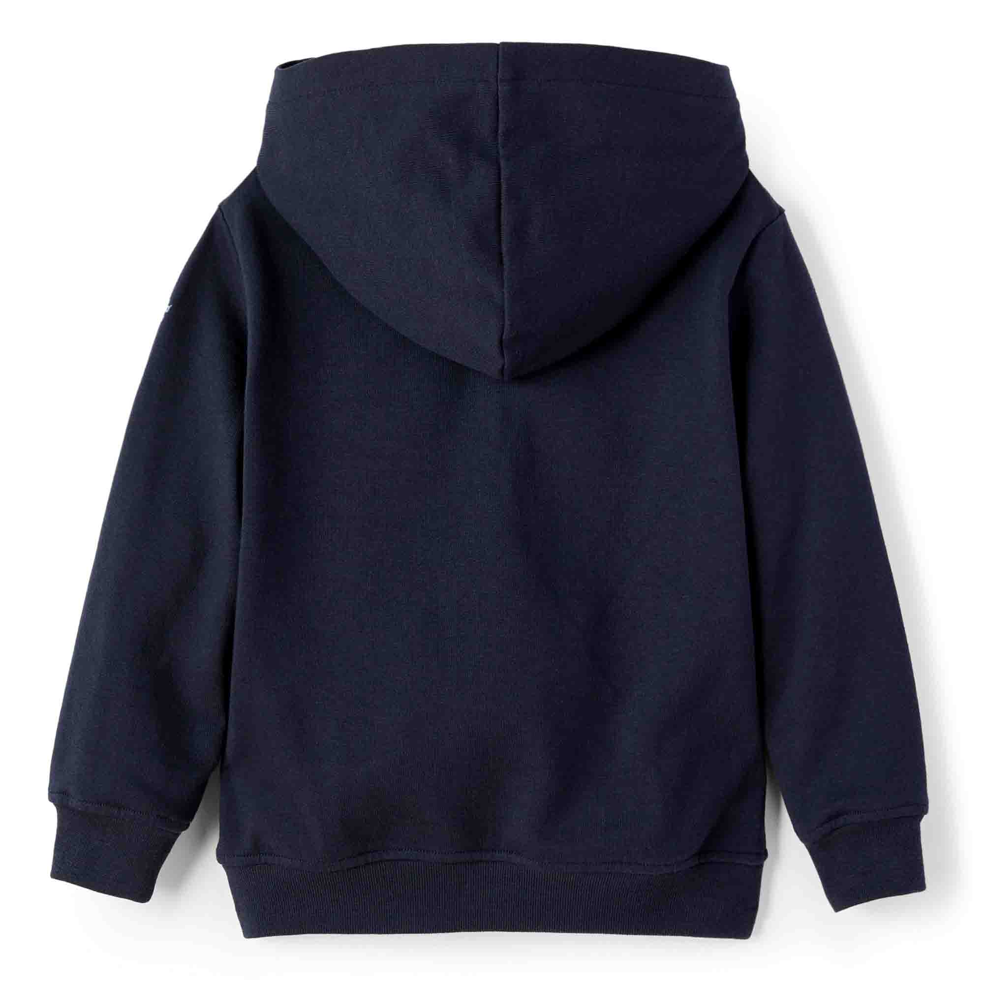Boys & Girls Navy Blue Hooded Sweatshirt