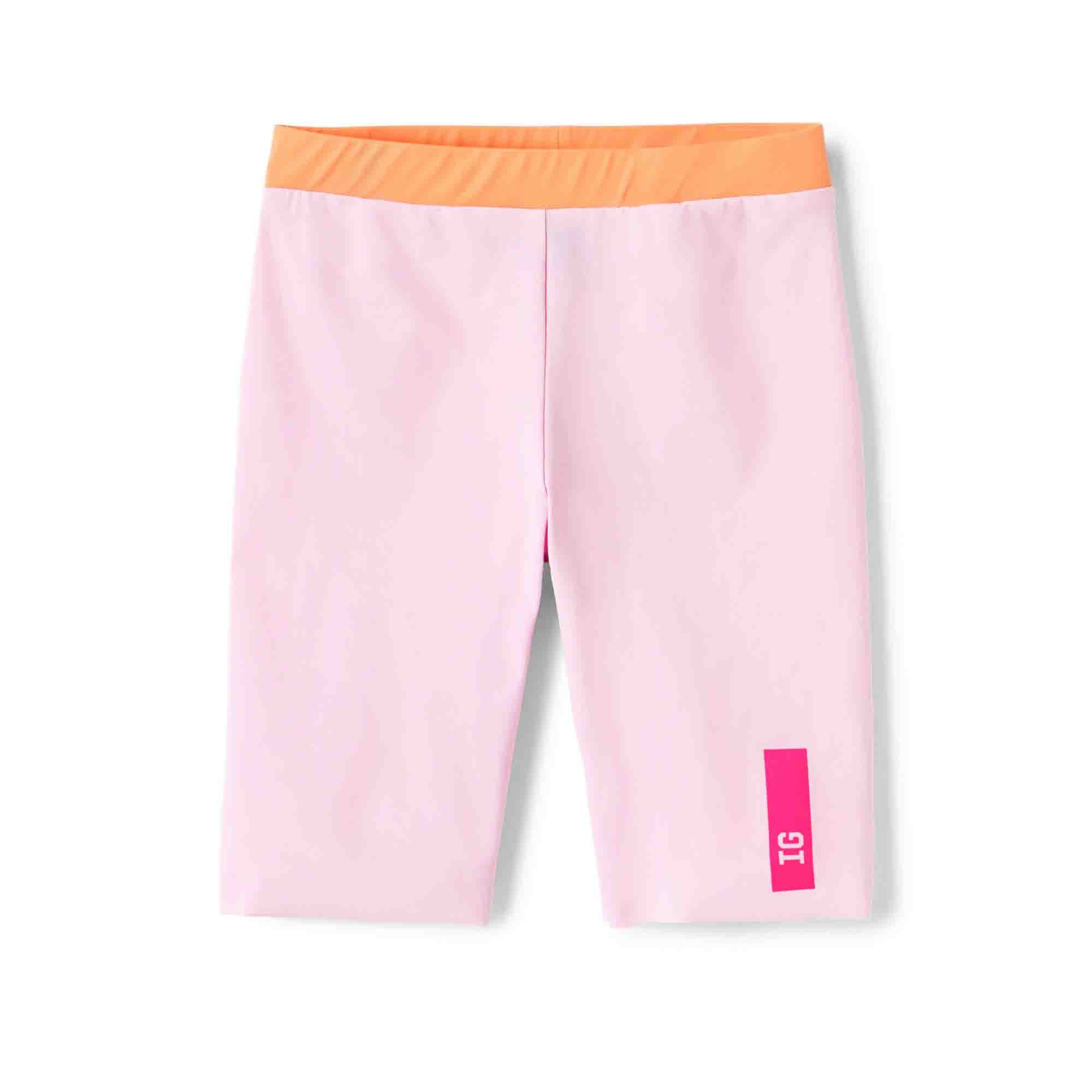 Girls Pink Sports Shorts