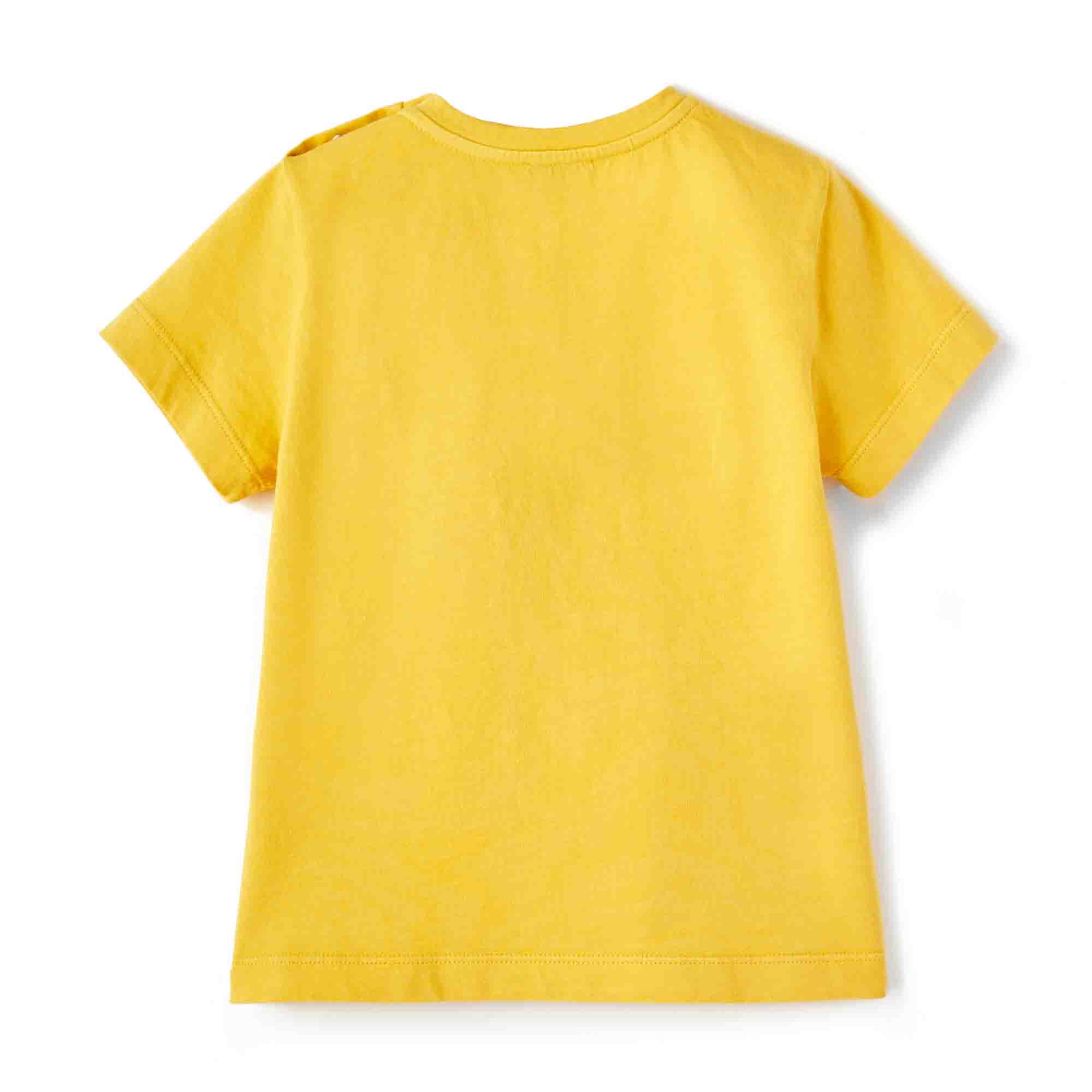 Boys & Girls Yellow Sun Cotton T-Shirt