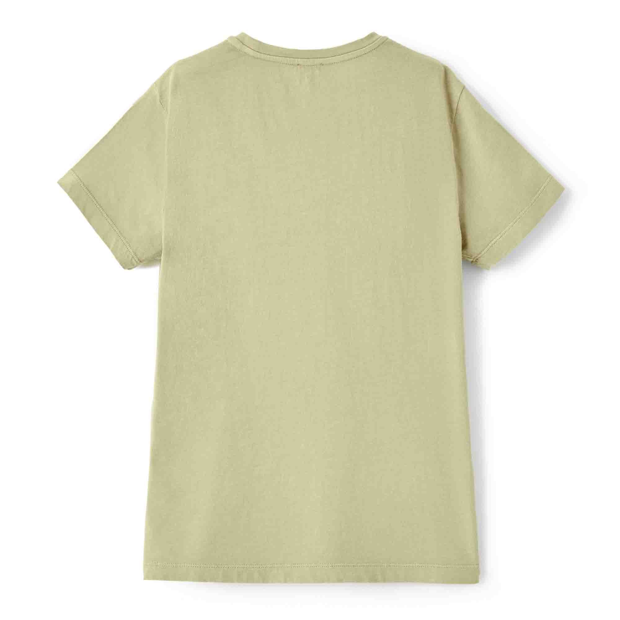 Boys & Girls Green Sun Cotton T-Shirt