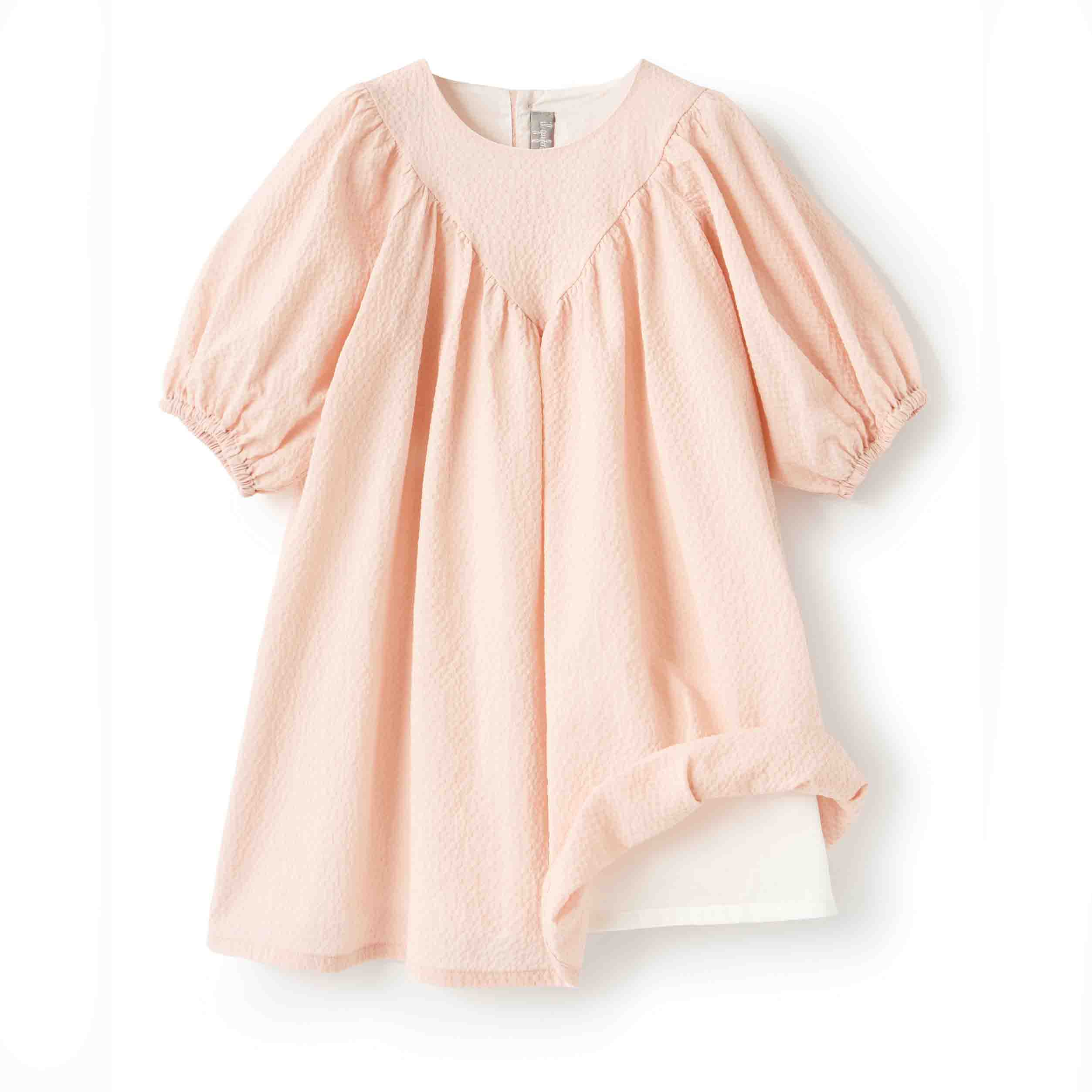 Girls Pink Cotton Dress