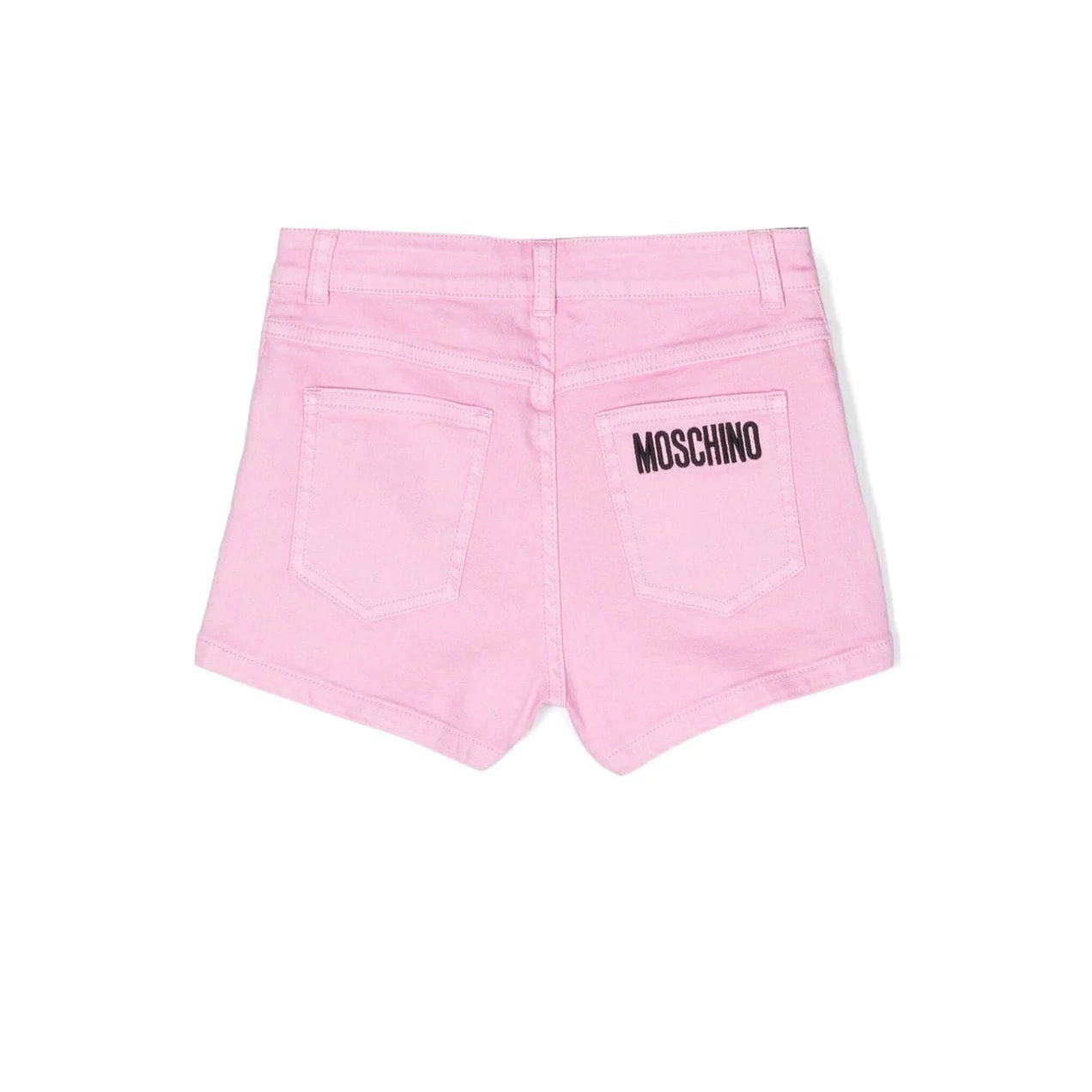 Girls Pink Cotton Shorts