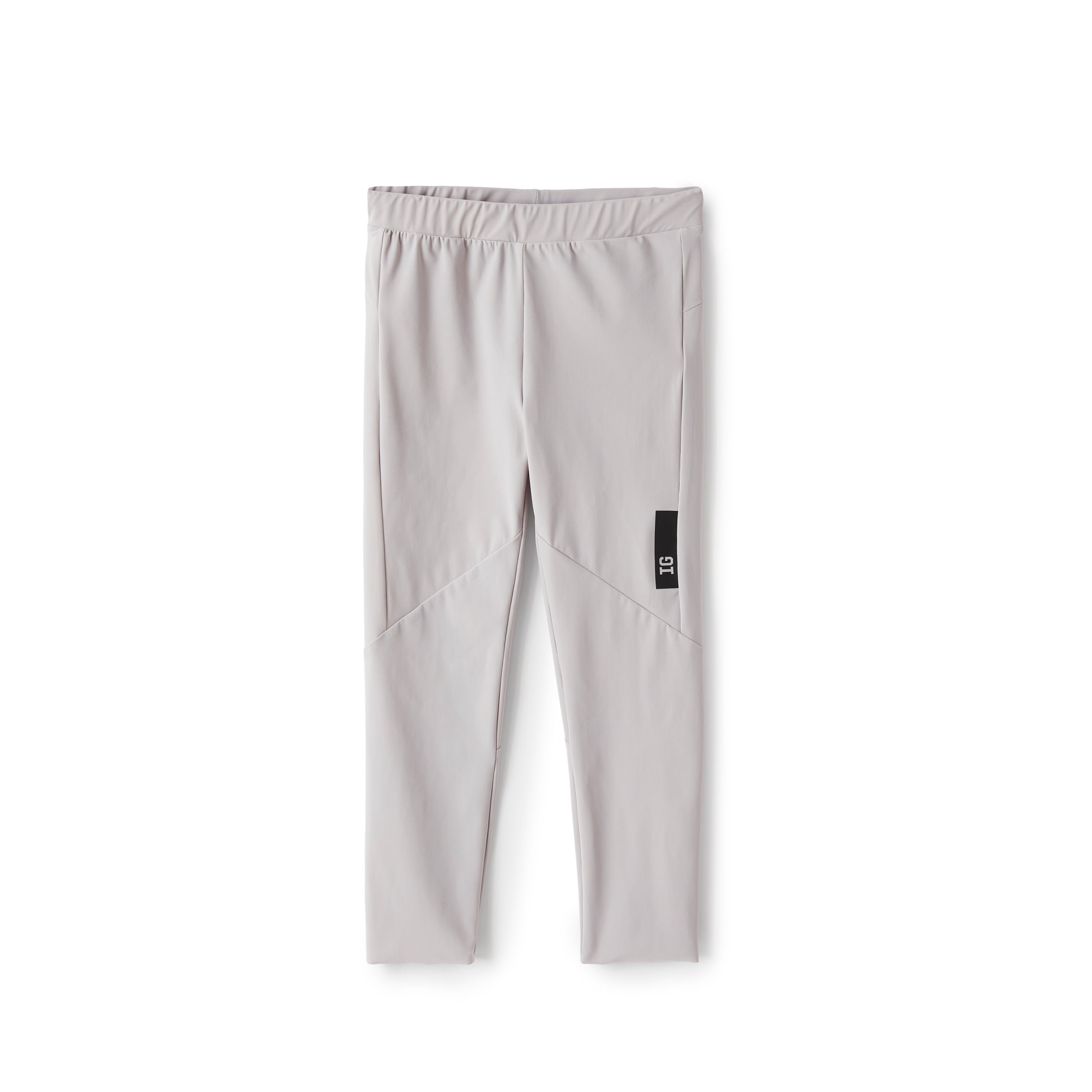 Girls Grey "IG" Sport Leggings