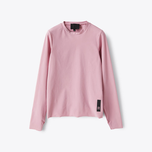 Girls Mauve "IG" Sport T-Shirt