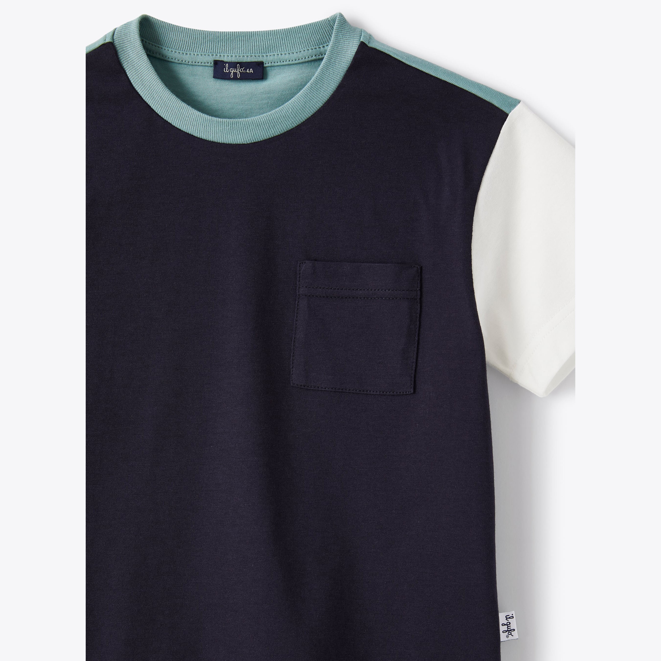 Boys Blue Cotton T-Shirt