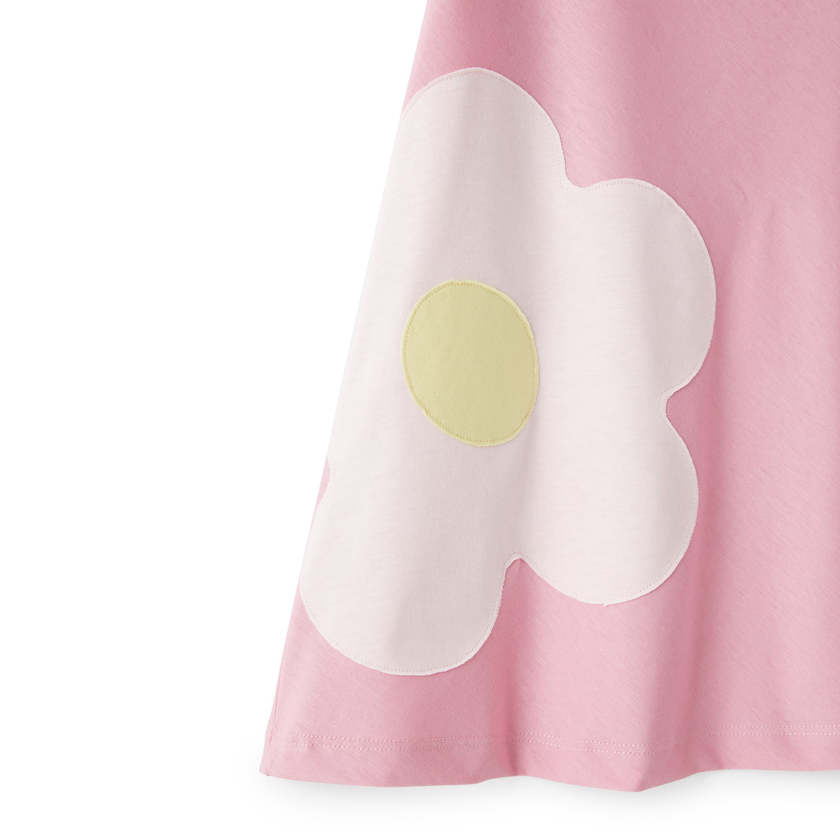 Girls Pink Cotton Dress