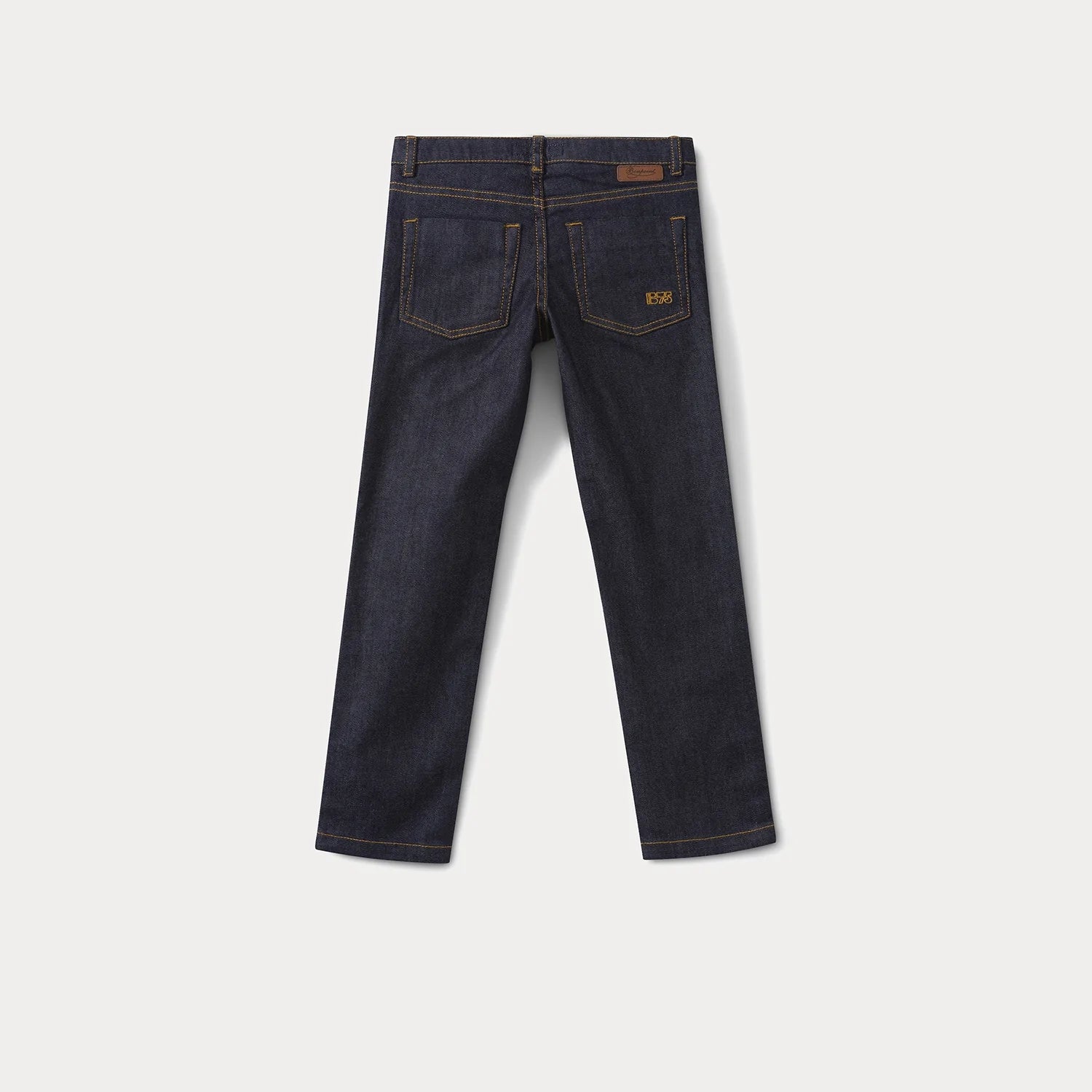 Boys Dark Navy Denim Trousers