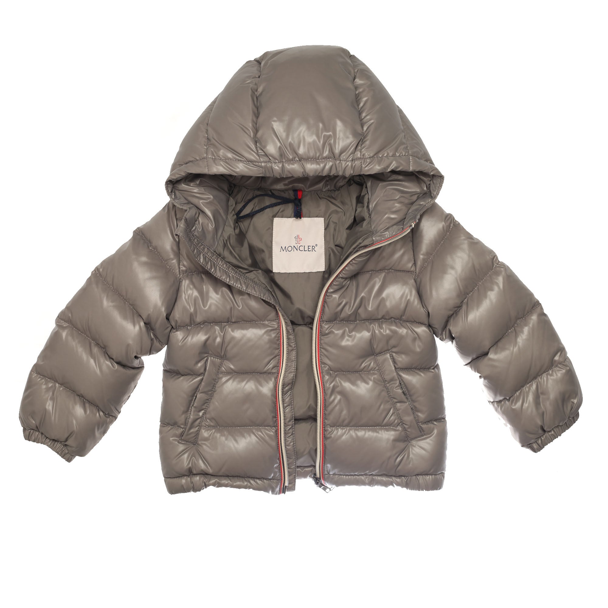Baby Grey Hooded 'Aubert' Padded Down Jacket - CÉMAROSE | Children's Fashion Store - 4