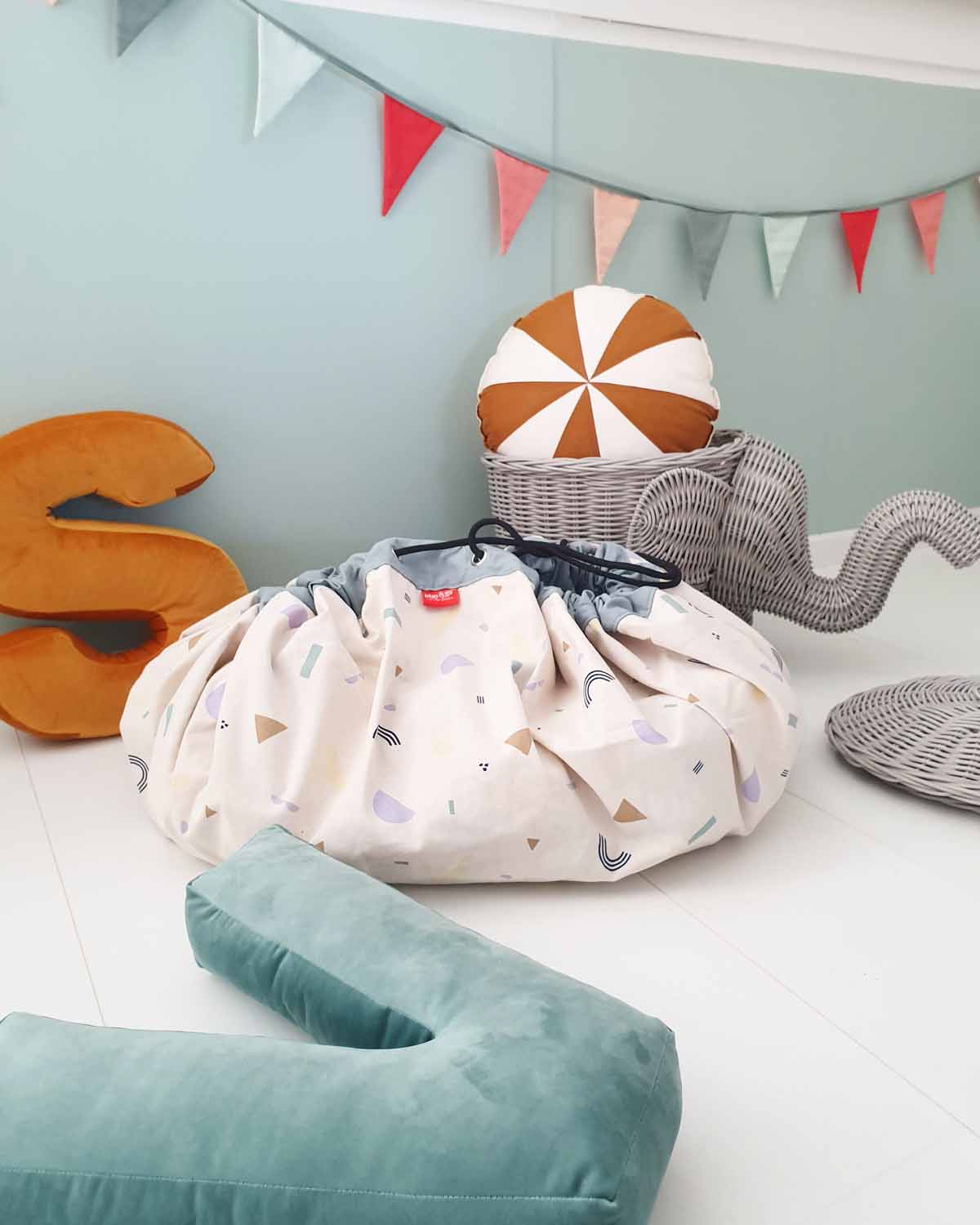Animal Alphabet Toy Storage Bag