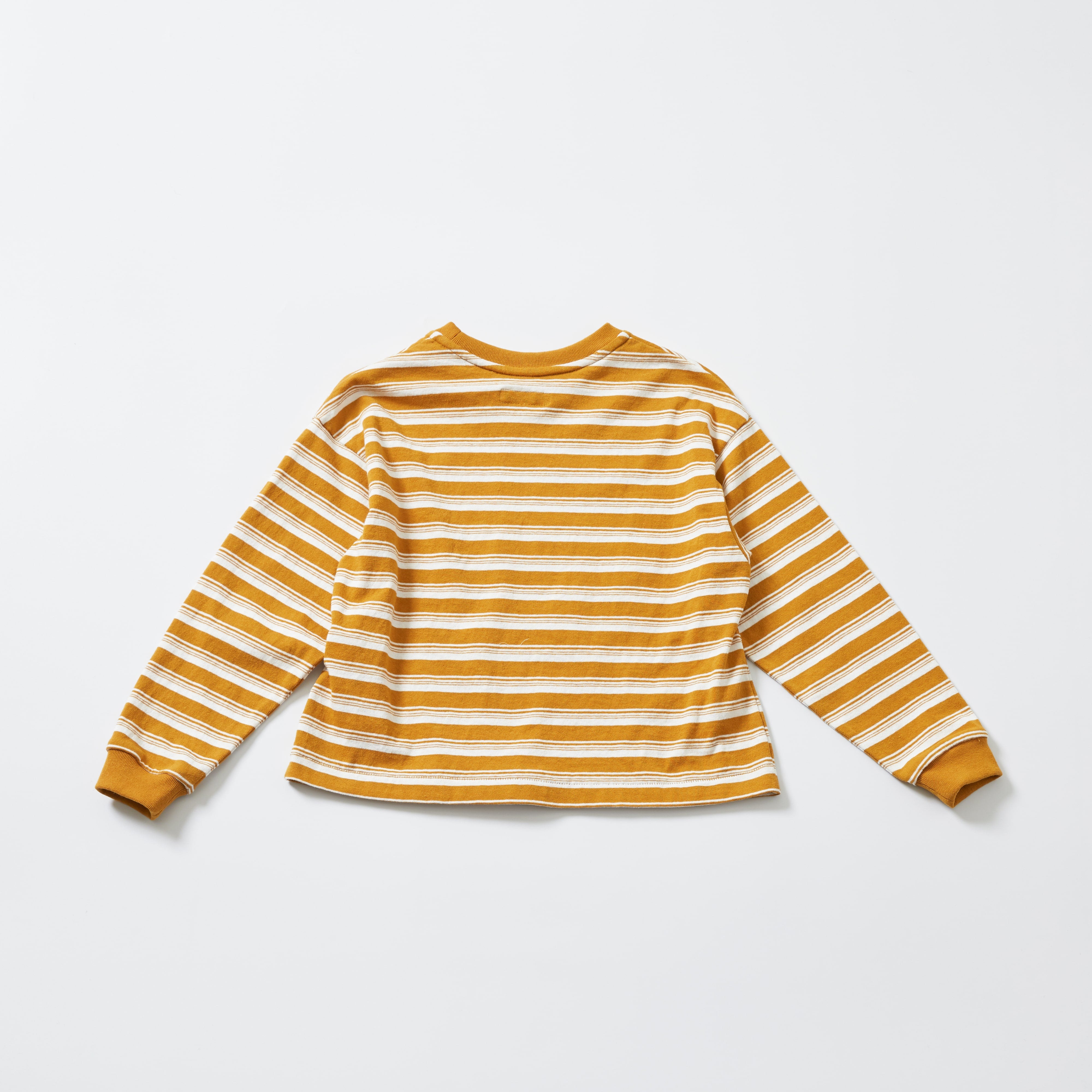 Boys & Girls Yellow Stripes Cotton T-Shirt