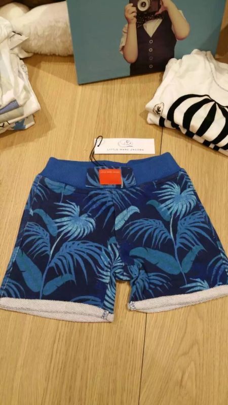 Baby Boys Blue Printed Cotton Jersey Sportswear Shorts - CÉMAROSE | Children's Fashion Store