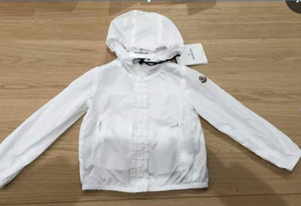 Girls White Frilly Hooded 'Darma' Zip-Up Tops - CÉMAROSE | Children's Fashion Store