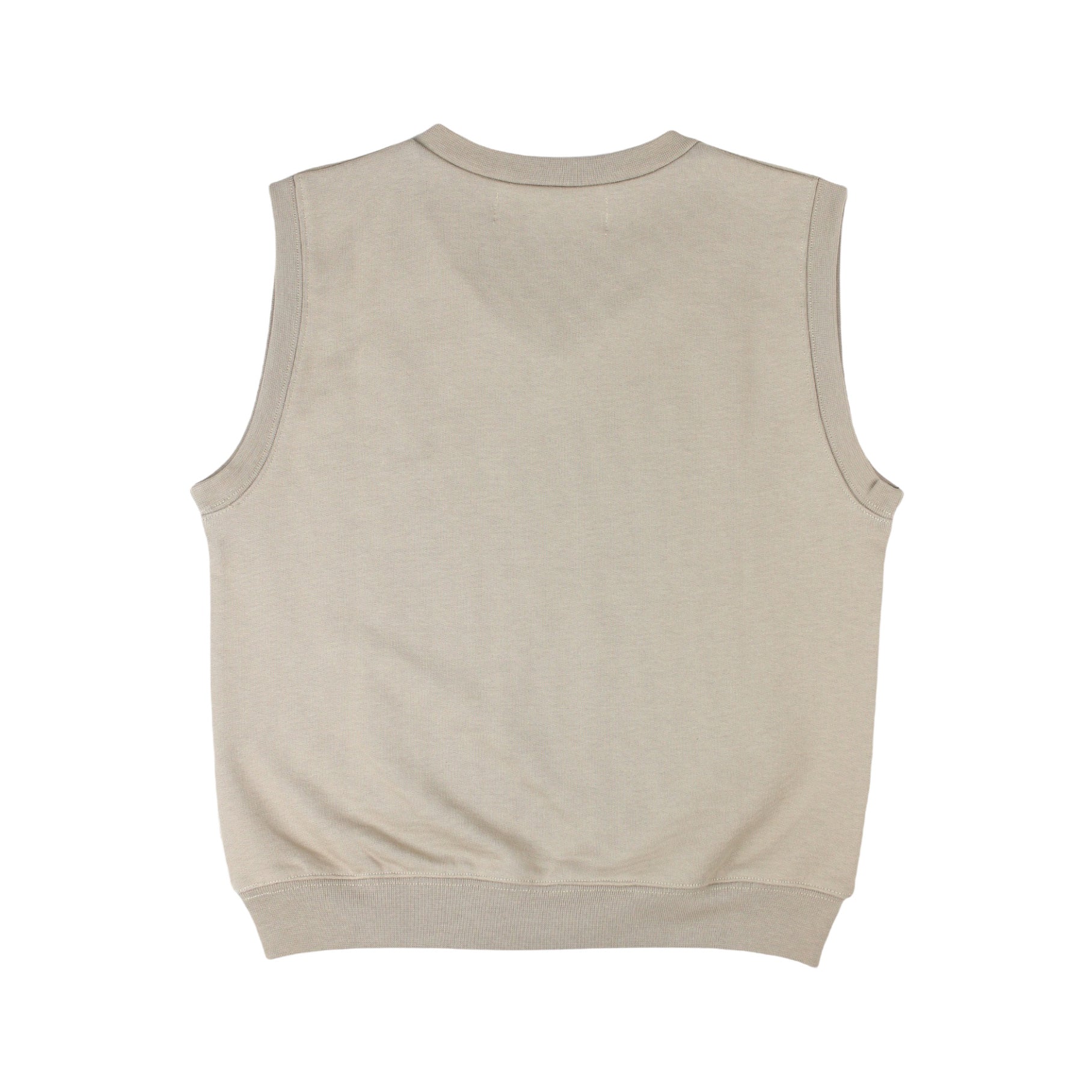 Boys & Girls Beige Cotton Vest
