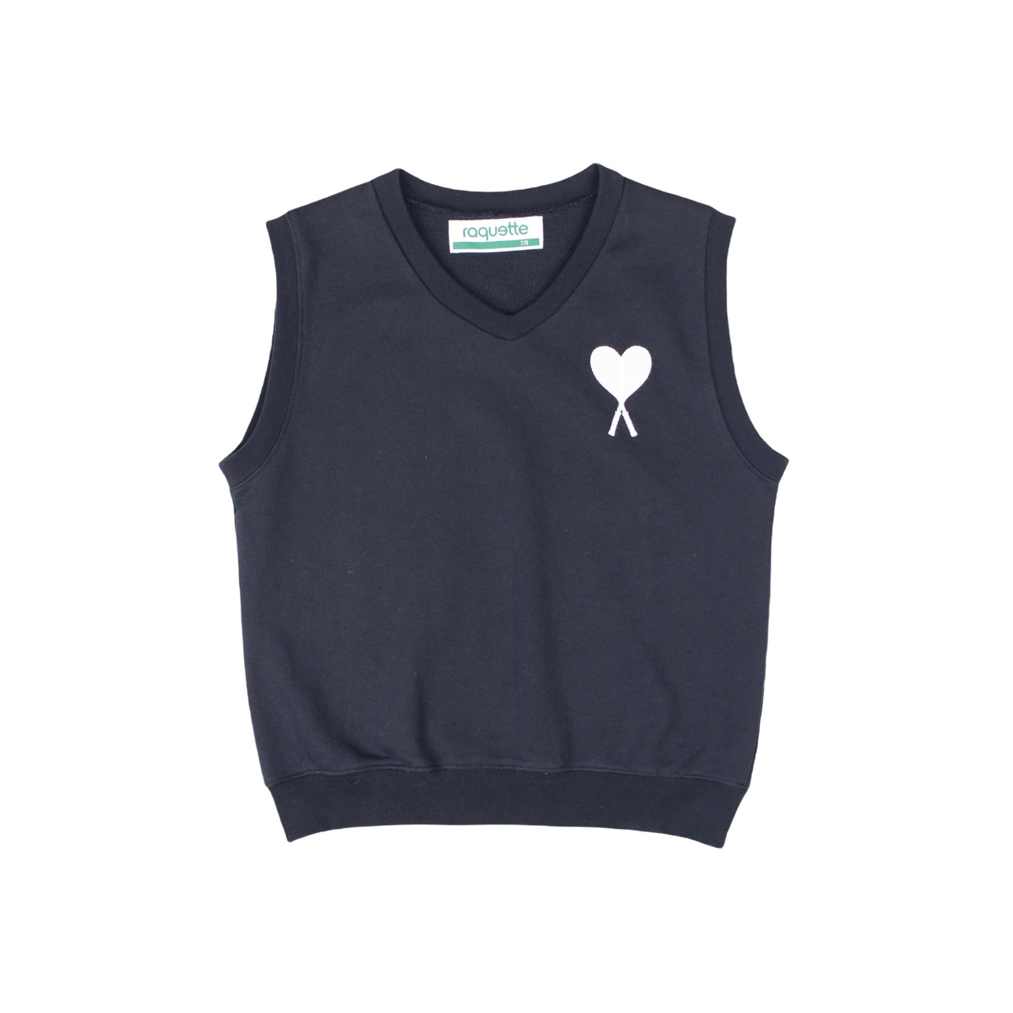 Boys & Girls Navy Cotton Vest