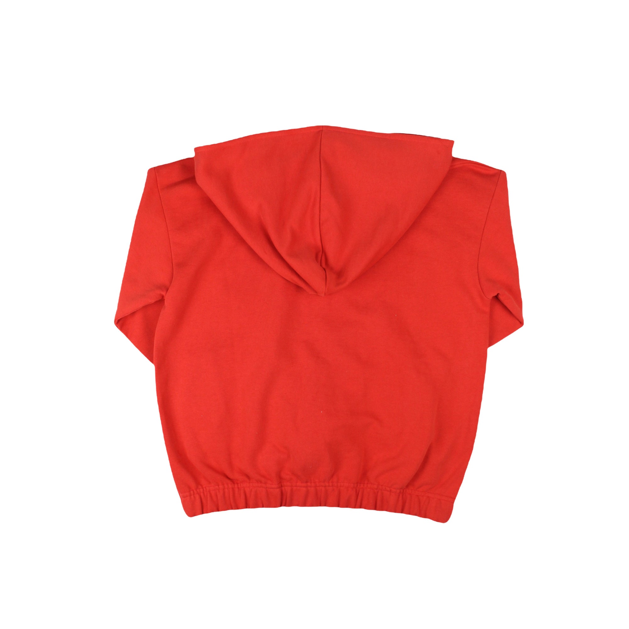 Boys & Girls Red Hooded Zip-Up Top
