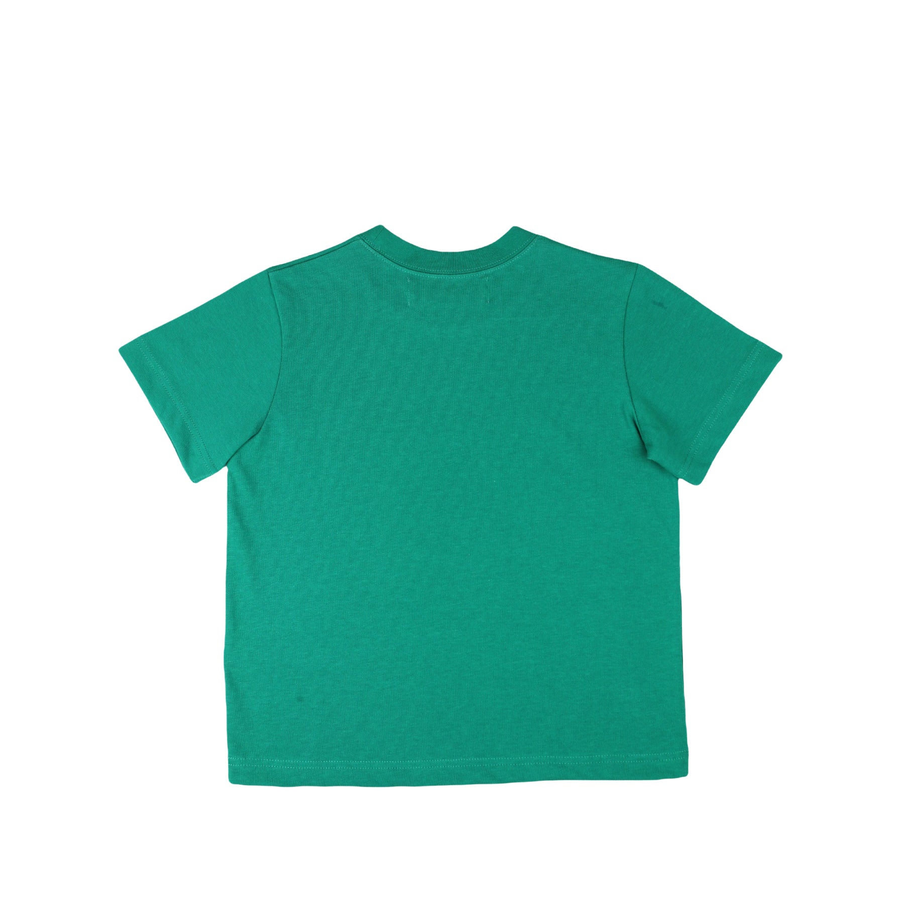 Boys & Girls Green Logo Cotton T-Shirt
